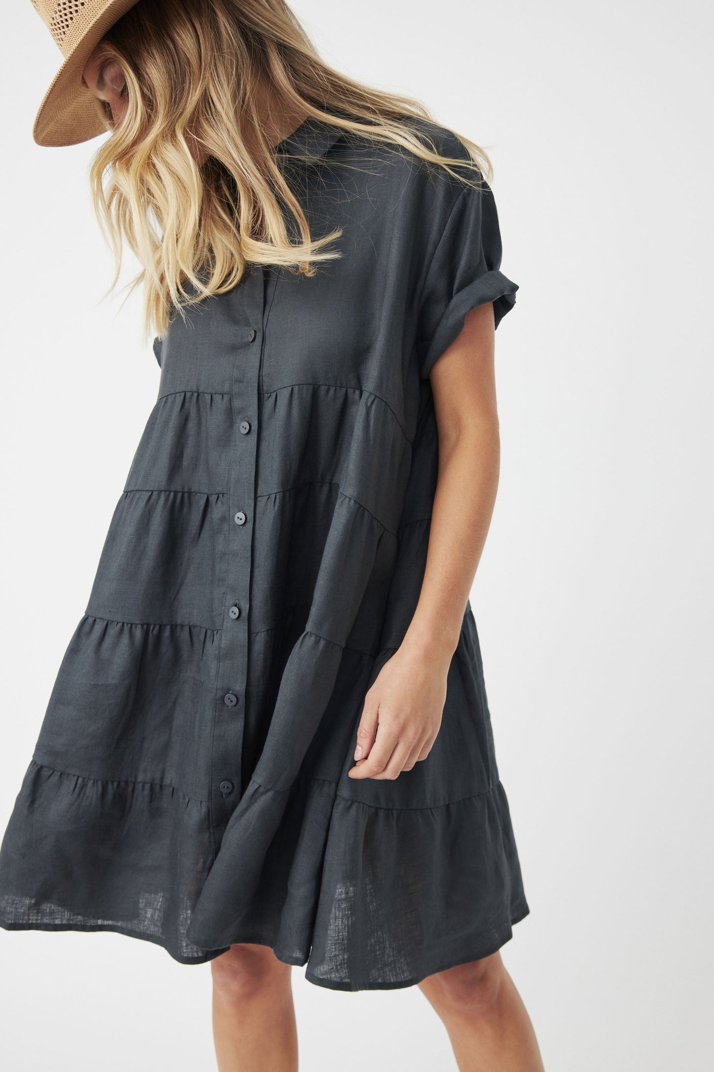 Anisa Mini Shirt Dress