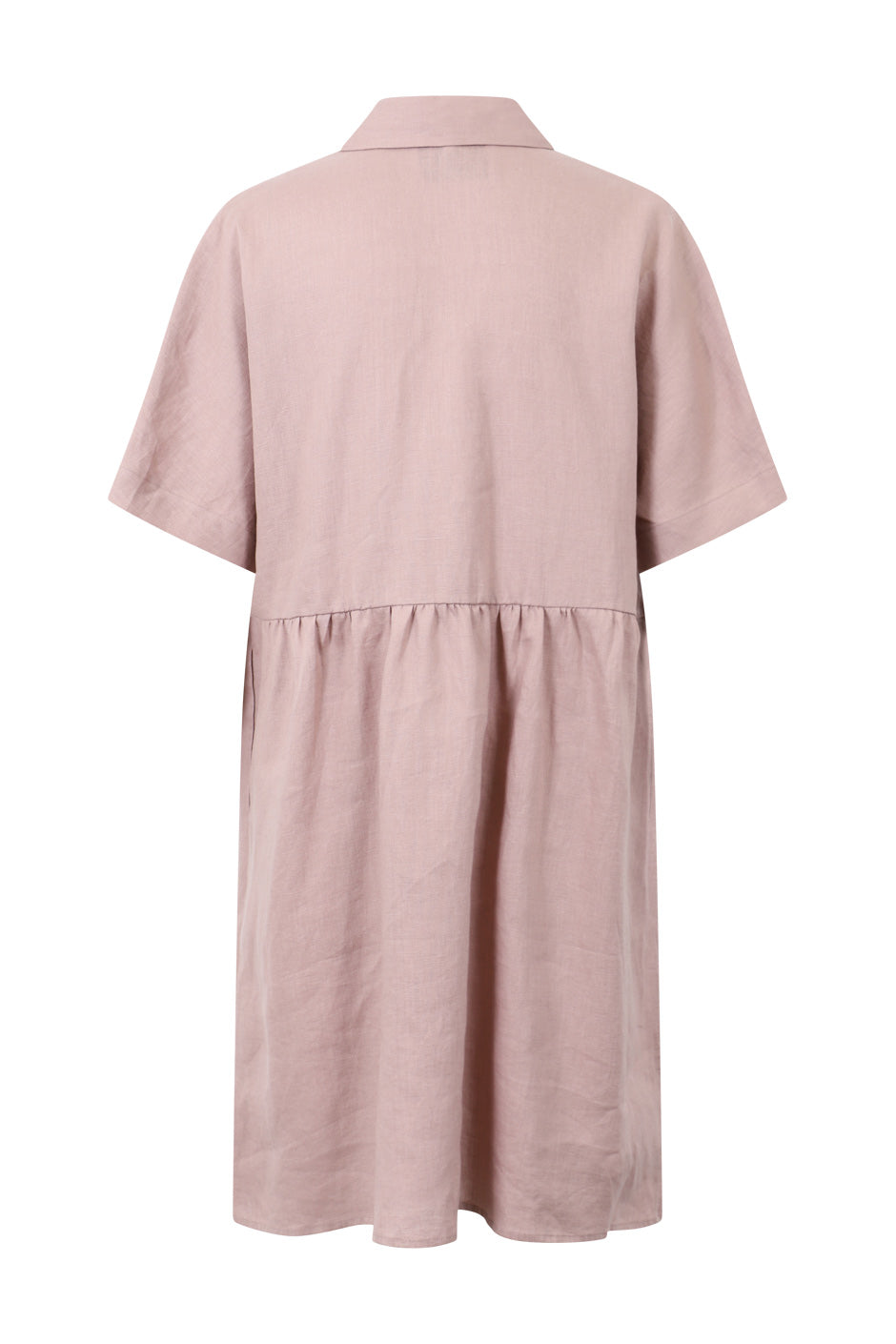 D-Luxe Linen Boxy Shirt Dress