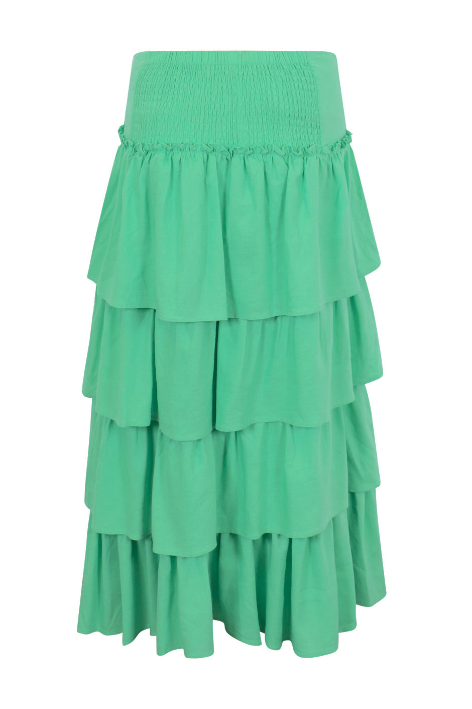 Monique Linen Blend Midi Skirt