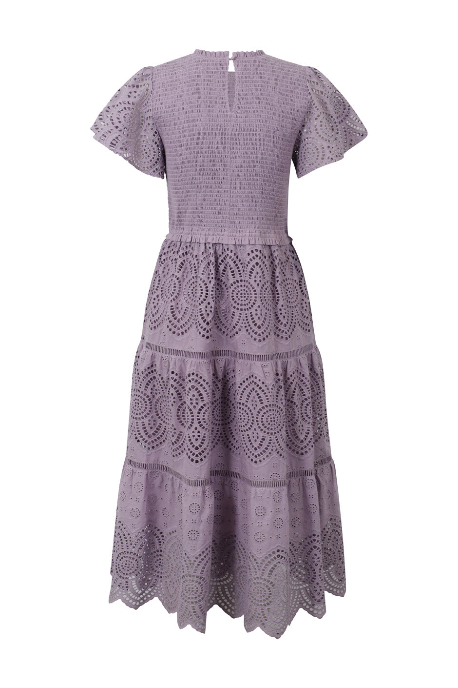 Queenie Broderie Midi Dress