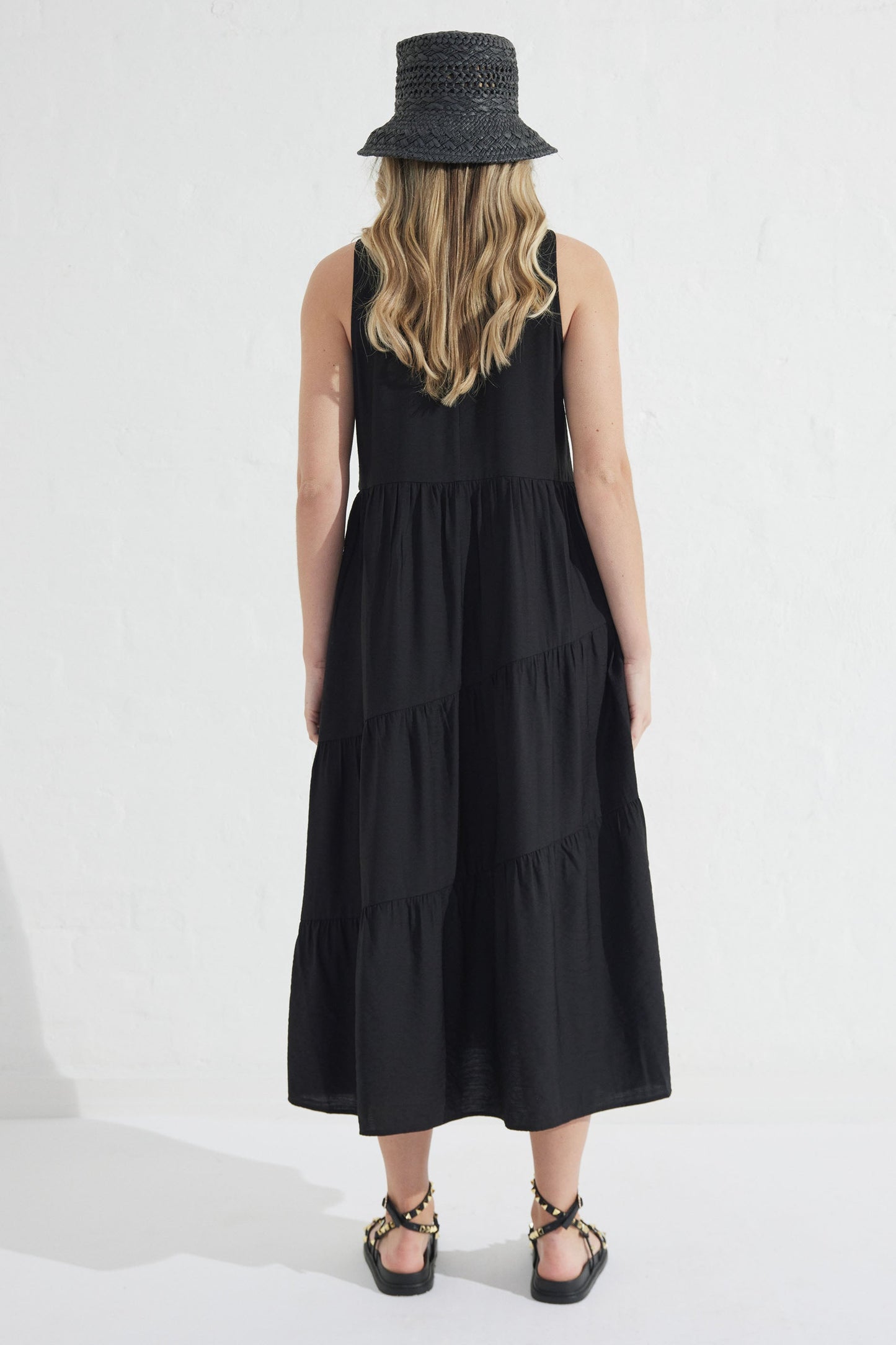 Aria Tiered Midi Dress