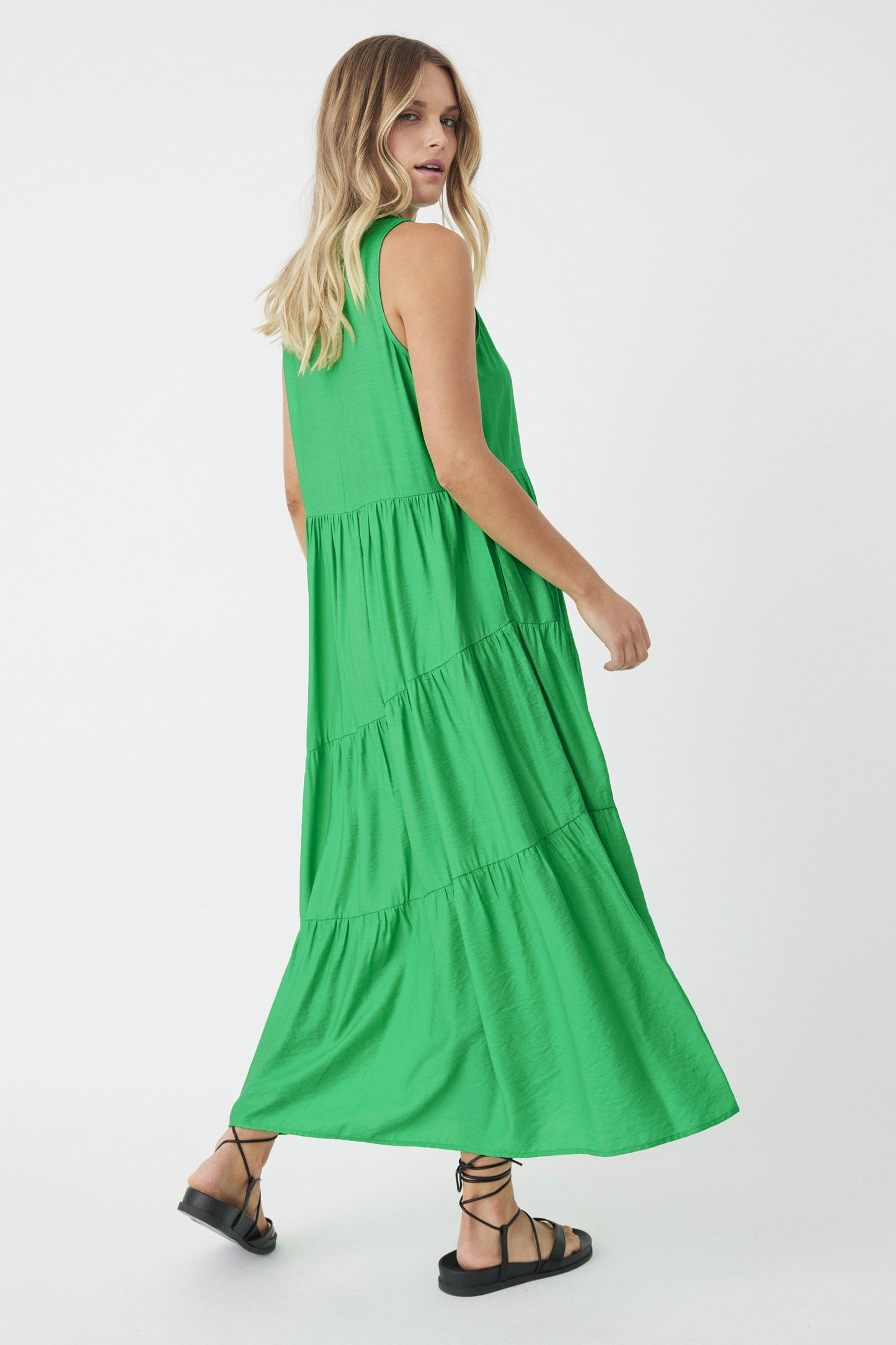 Aria Tiered Midi Dress