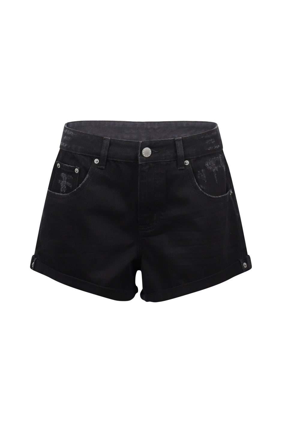 D-Luxe Denim Rolled Cuff Short
