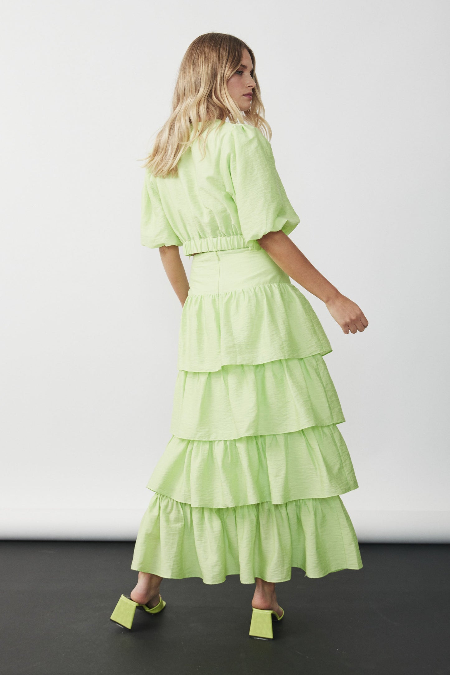 Soho Ruffle Maxi Skirt
