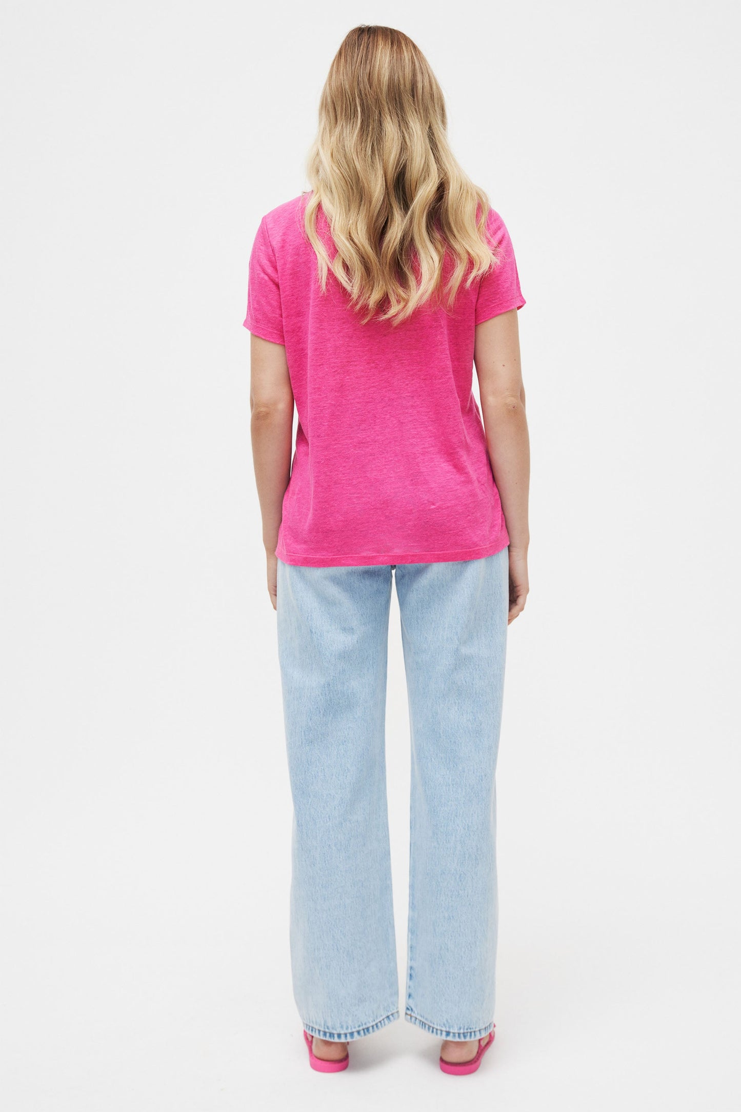French Flocked Text Tee