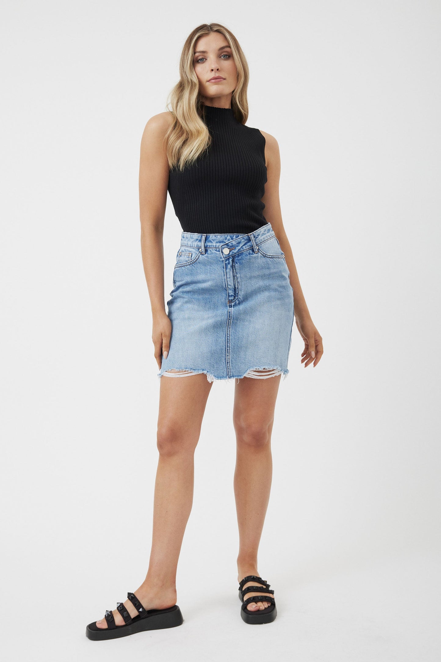 Kelly Denim Mini Skirt
