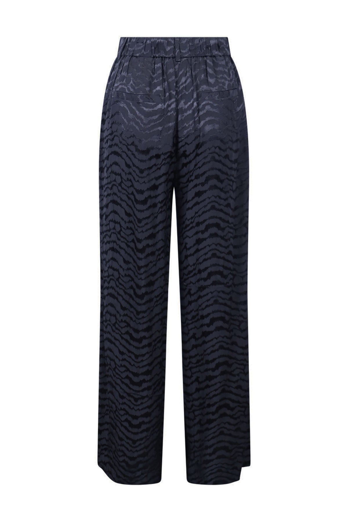 Jamie Jacquared Wide Leg Pant