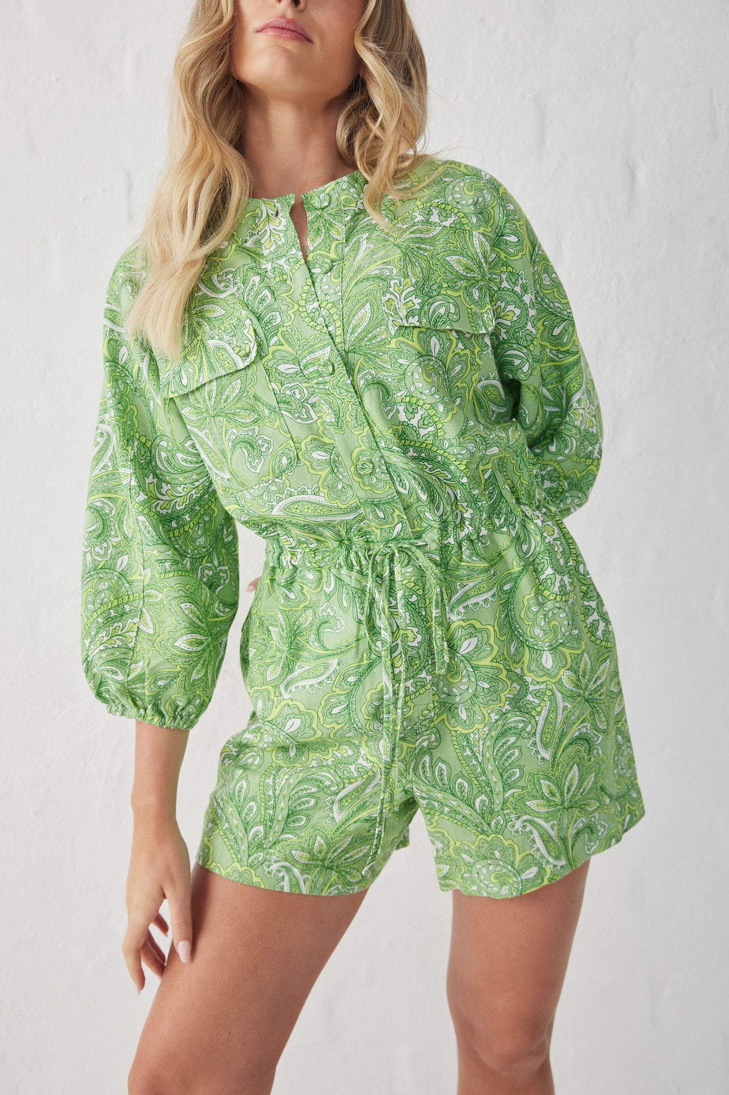 Marlie Long Sleeve Playsuit