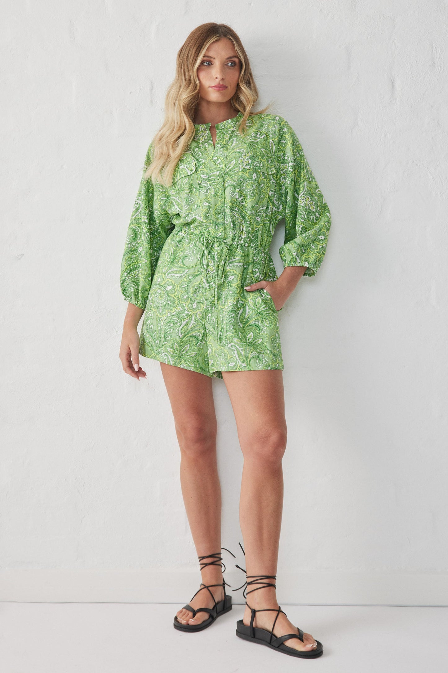 Marlie Long Sleeve Playsuit