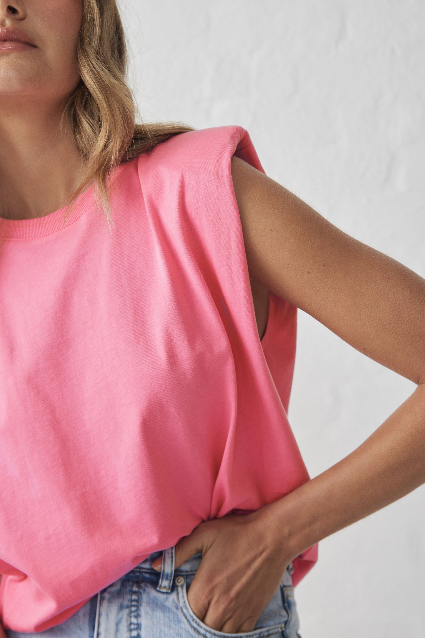 Elle Shoulder Pad Tank