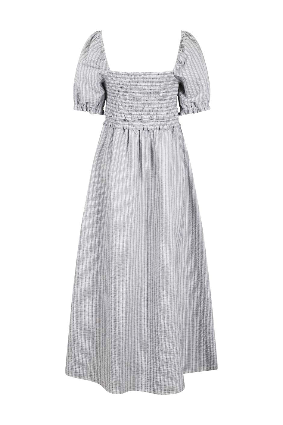 Mattie Shirred Midi Dress