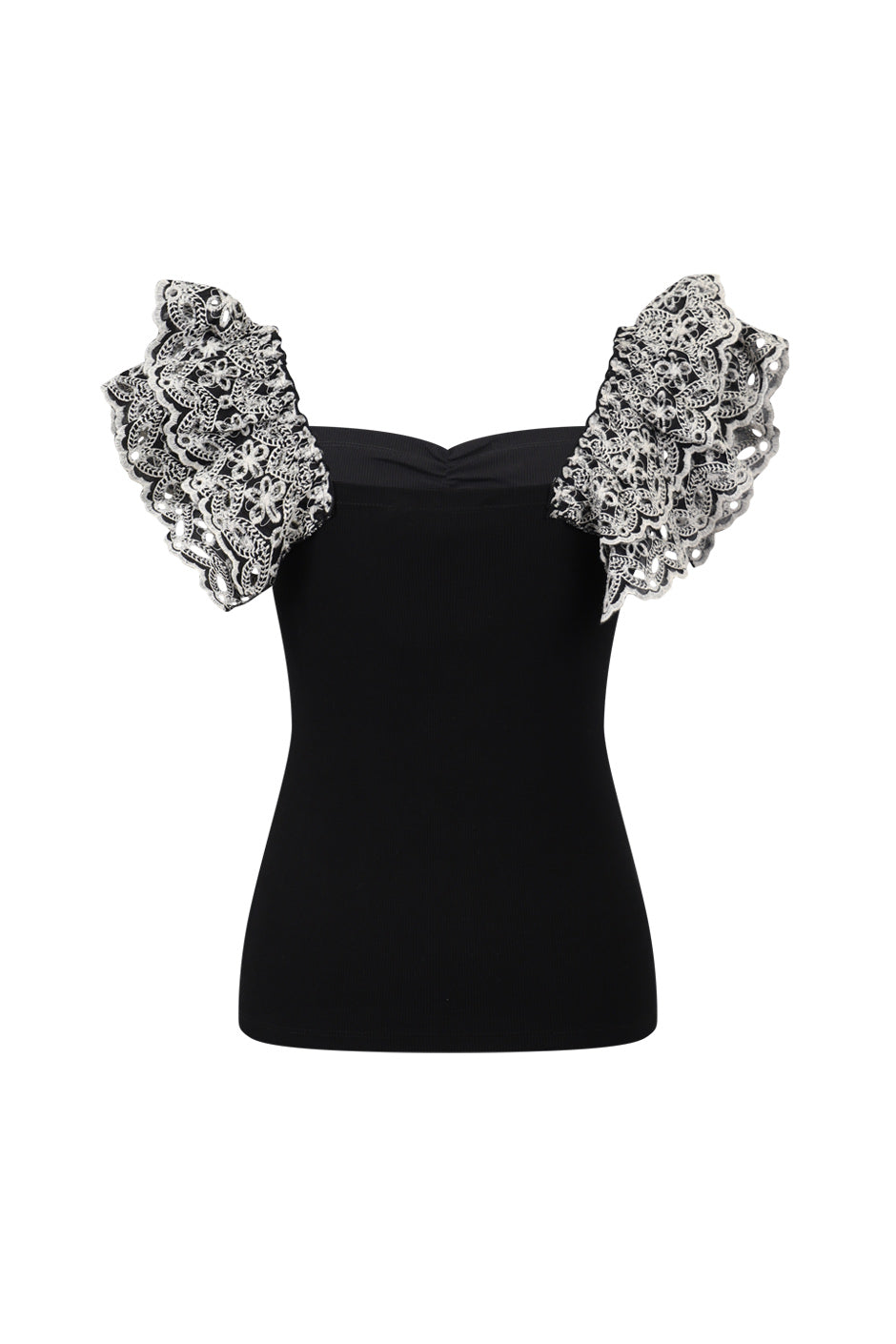Liv Broderie Sleeve Tank Top