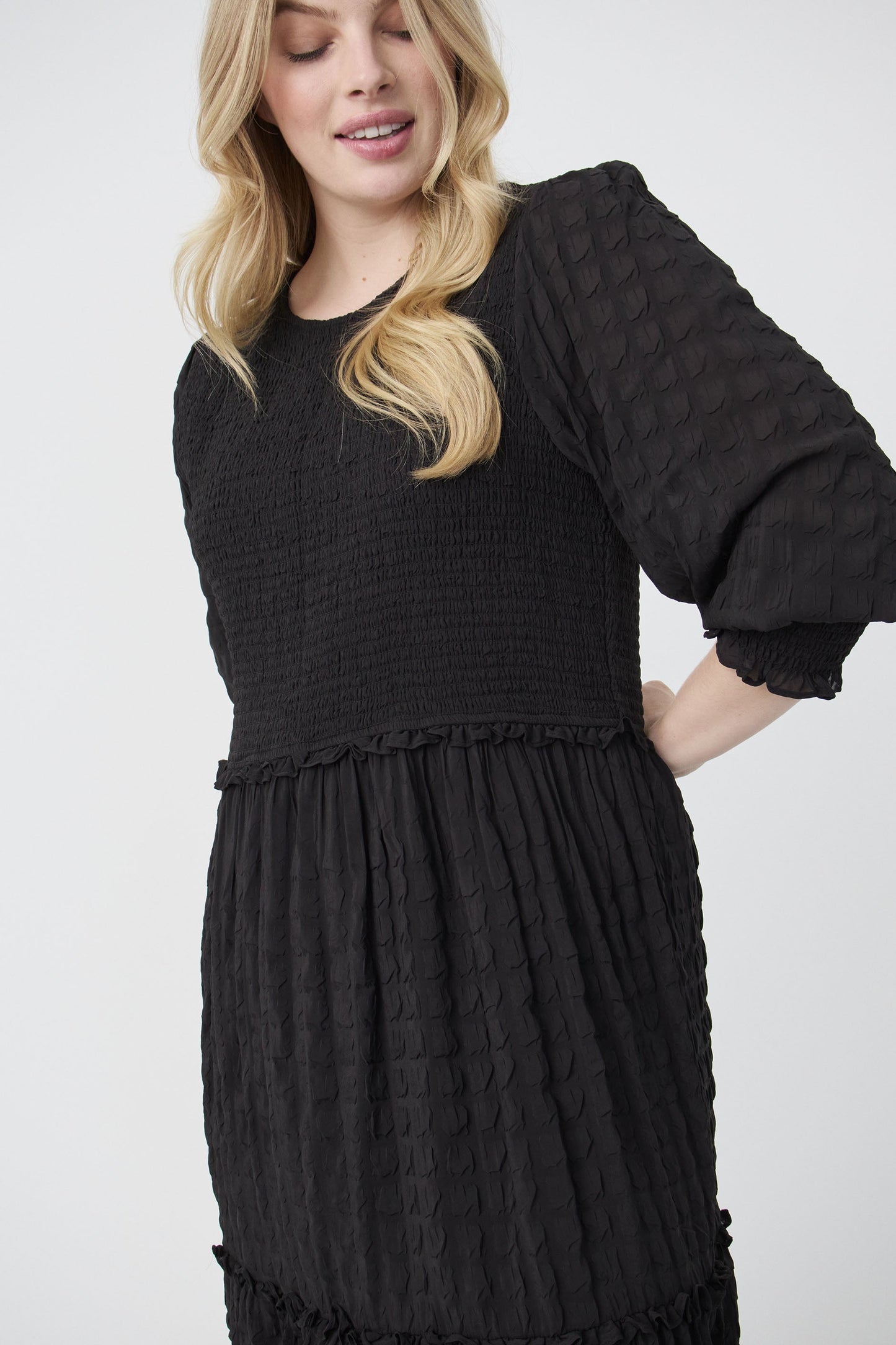 Vivian Long Sleeve Midi Dress