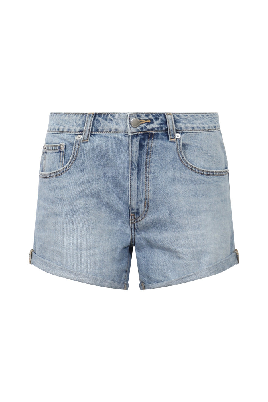 D-Luxe Denim Rolled Cuff Short