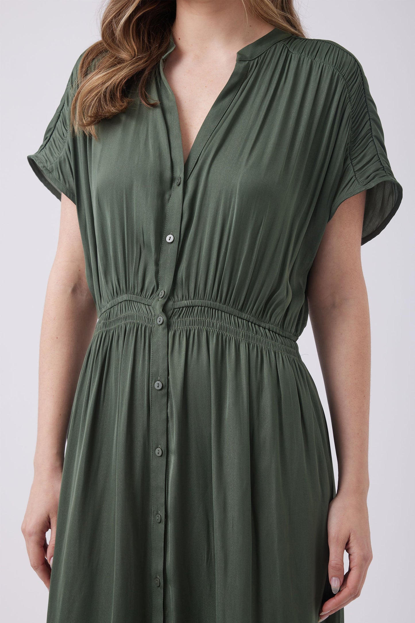 Victoria Shirred Waist Dress