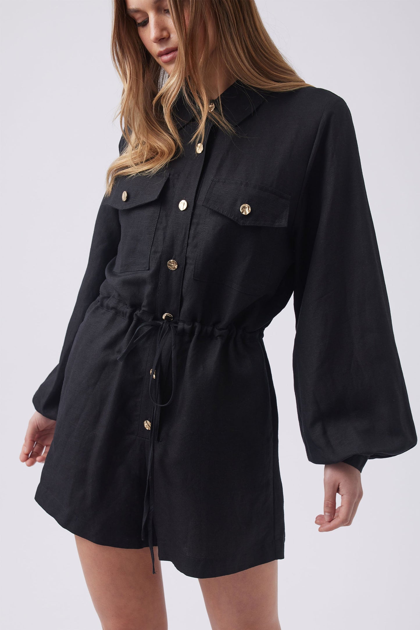 Emma Button Detail Playsuit