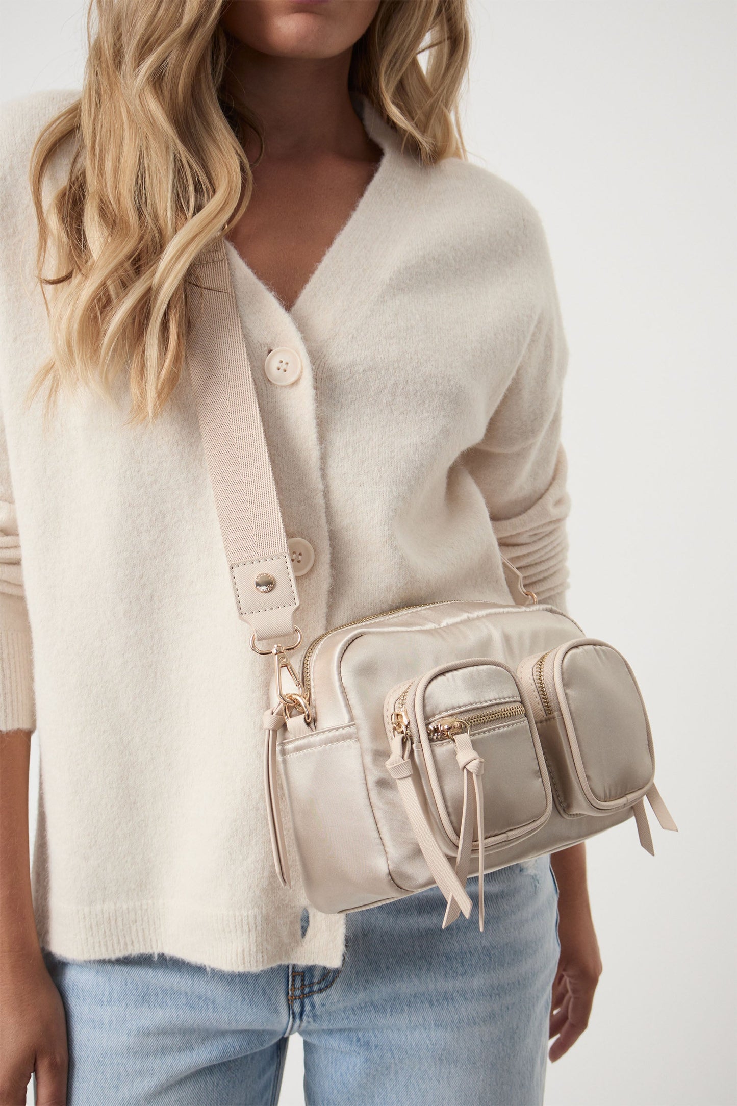 Pocket Front Crossbody Bag