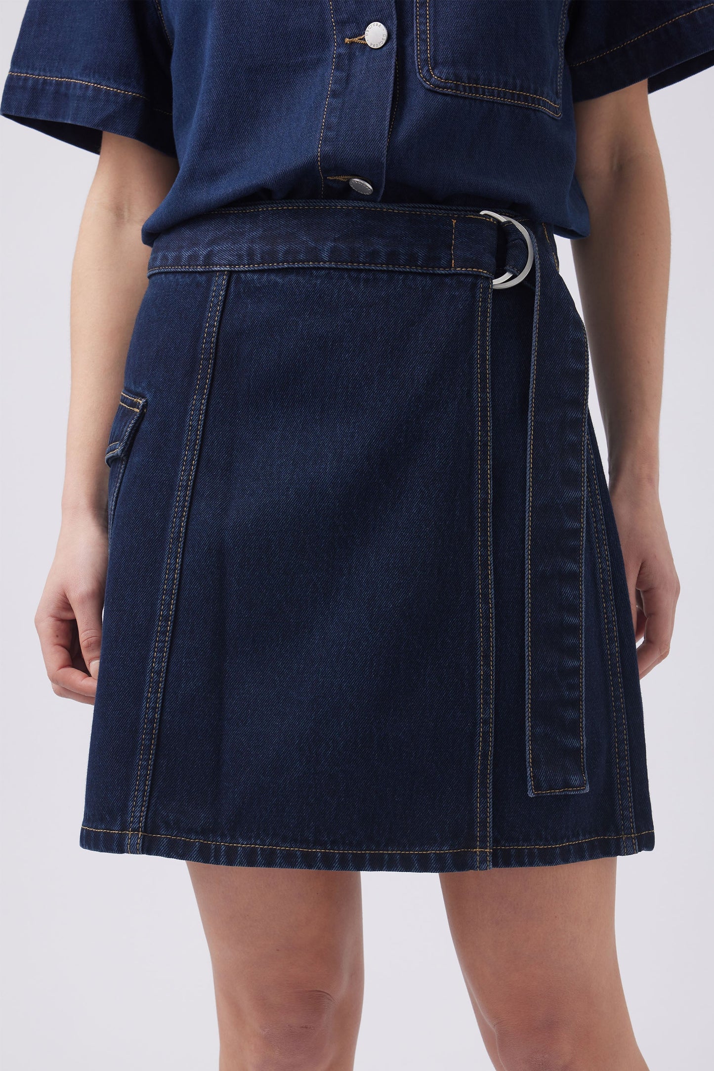 Phoebe Wrap Mini Skirt