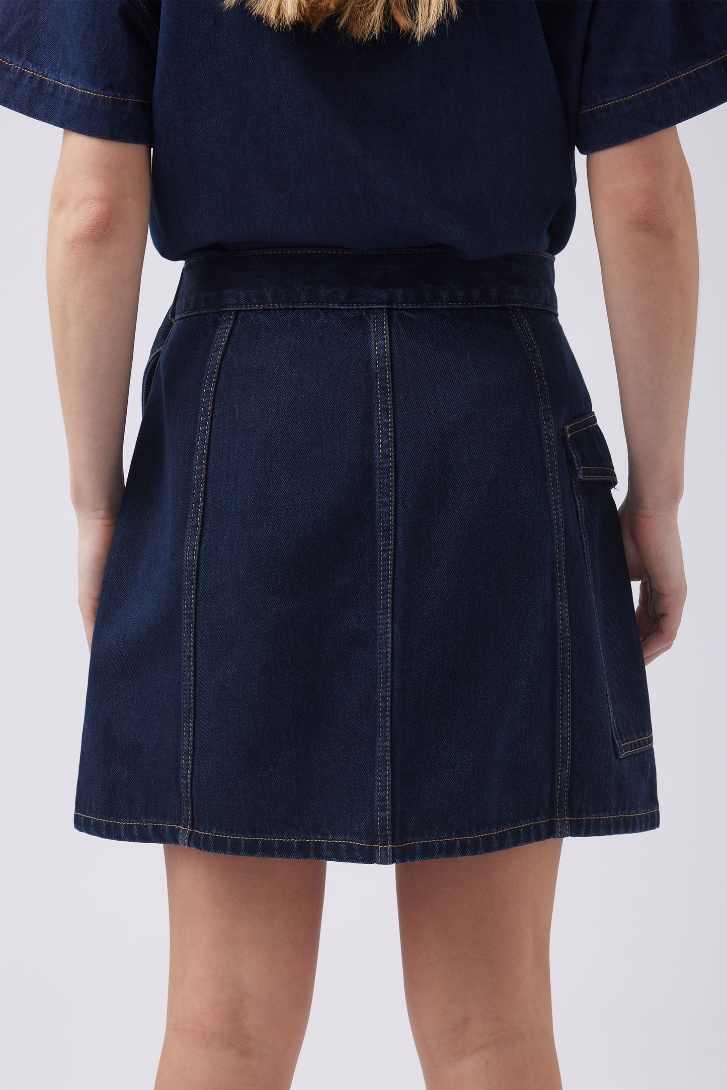 Phoebe Wrap Mini Skirt