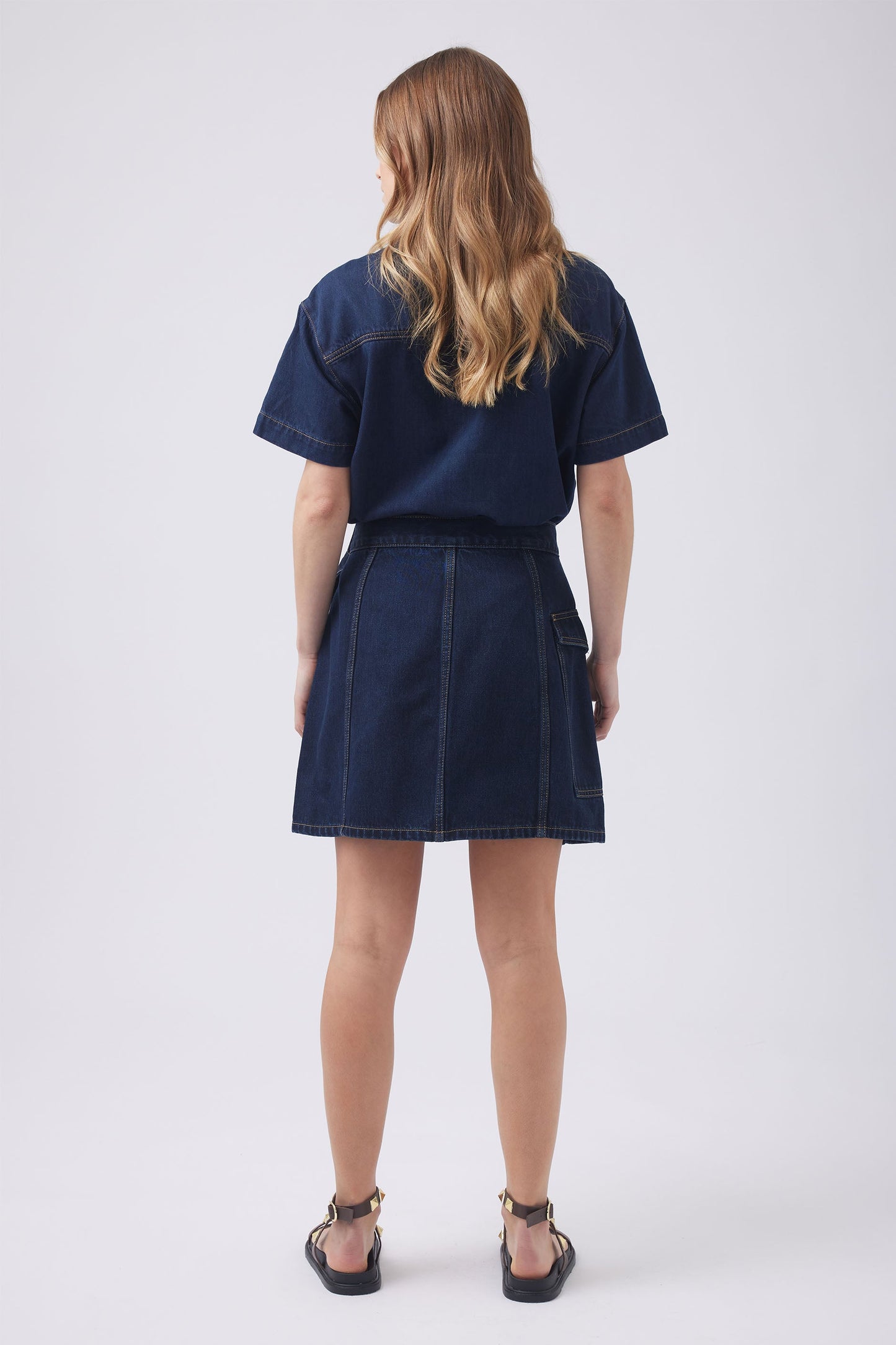 Phoebe Wrap Mini Skirt