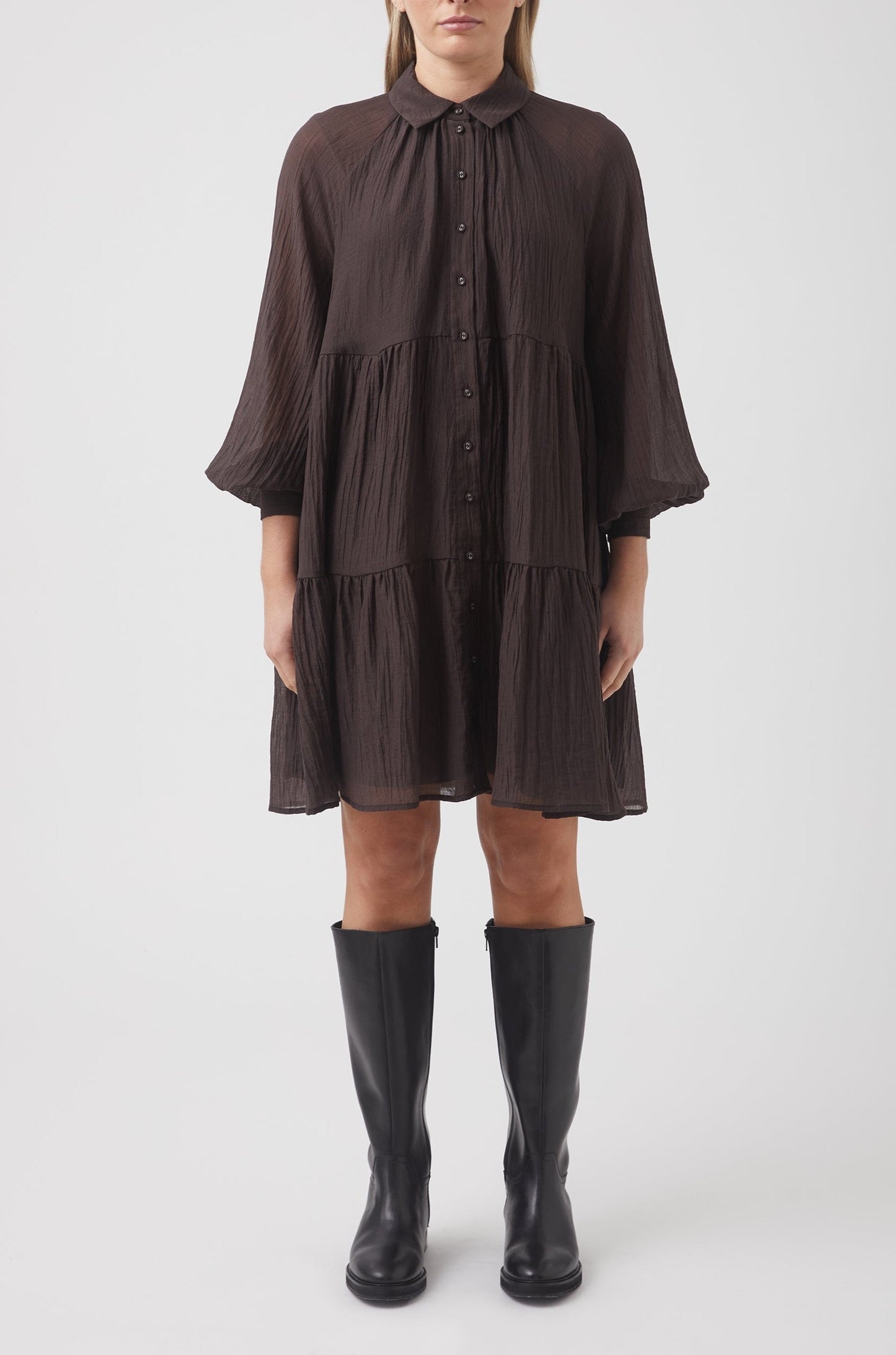 Stephanie Mini Shirt Dress