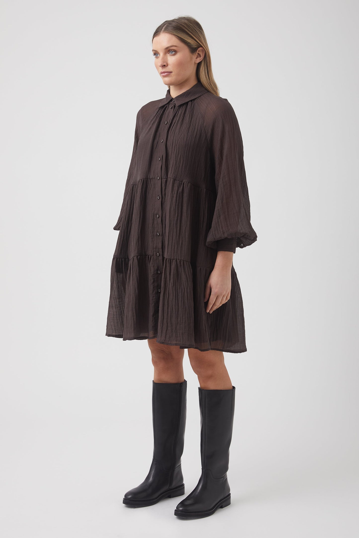Stephanie Mini Shirt Dress
