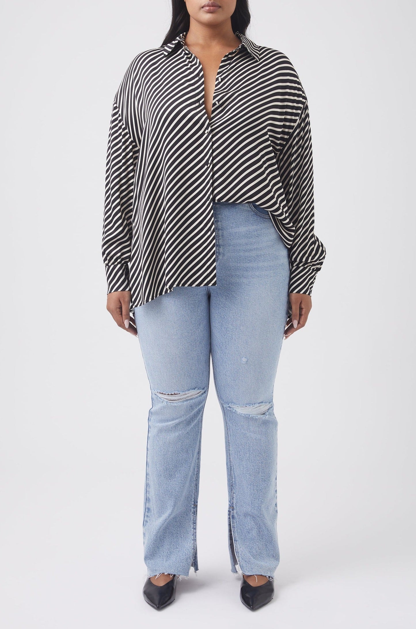 Demi Oversized Satin Shirt