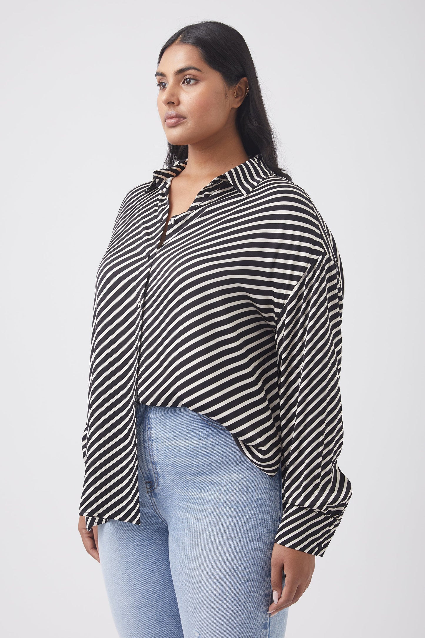 Demi Oversized Satin Shirt