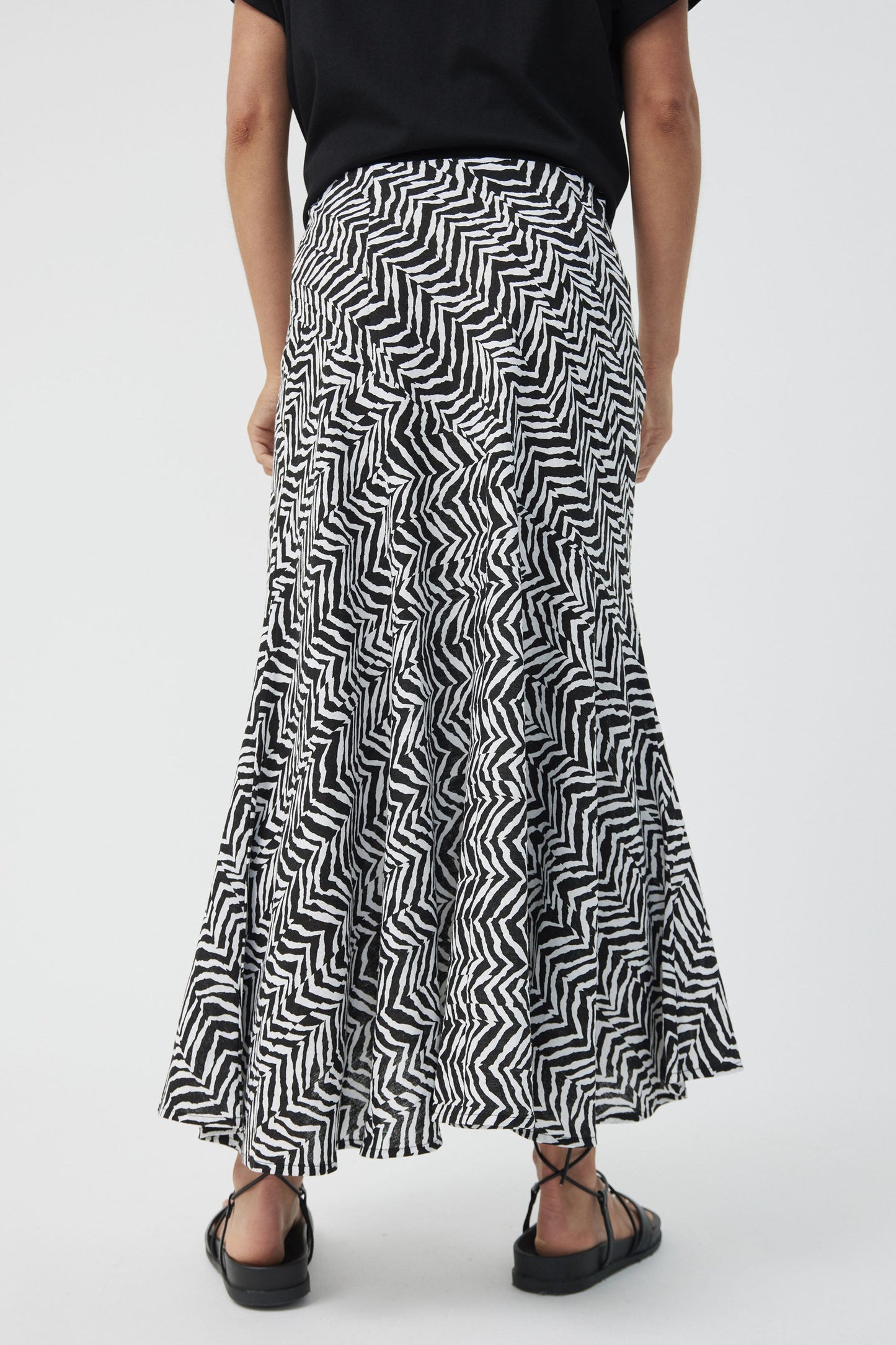 Kaya Linen Midi Skirt