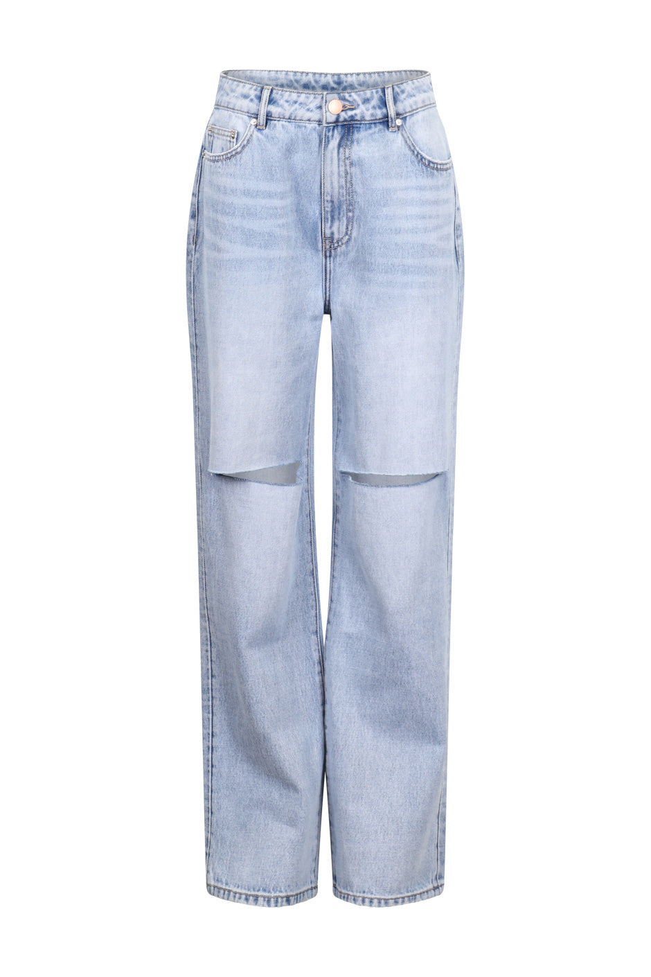 Alana Distressed Wide Leg Jean
