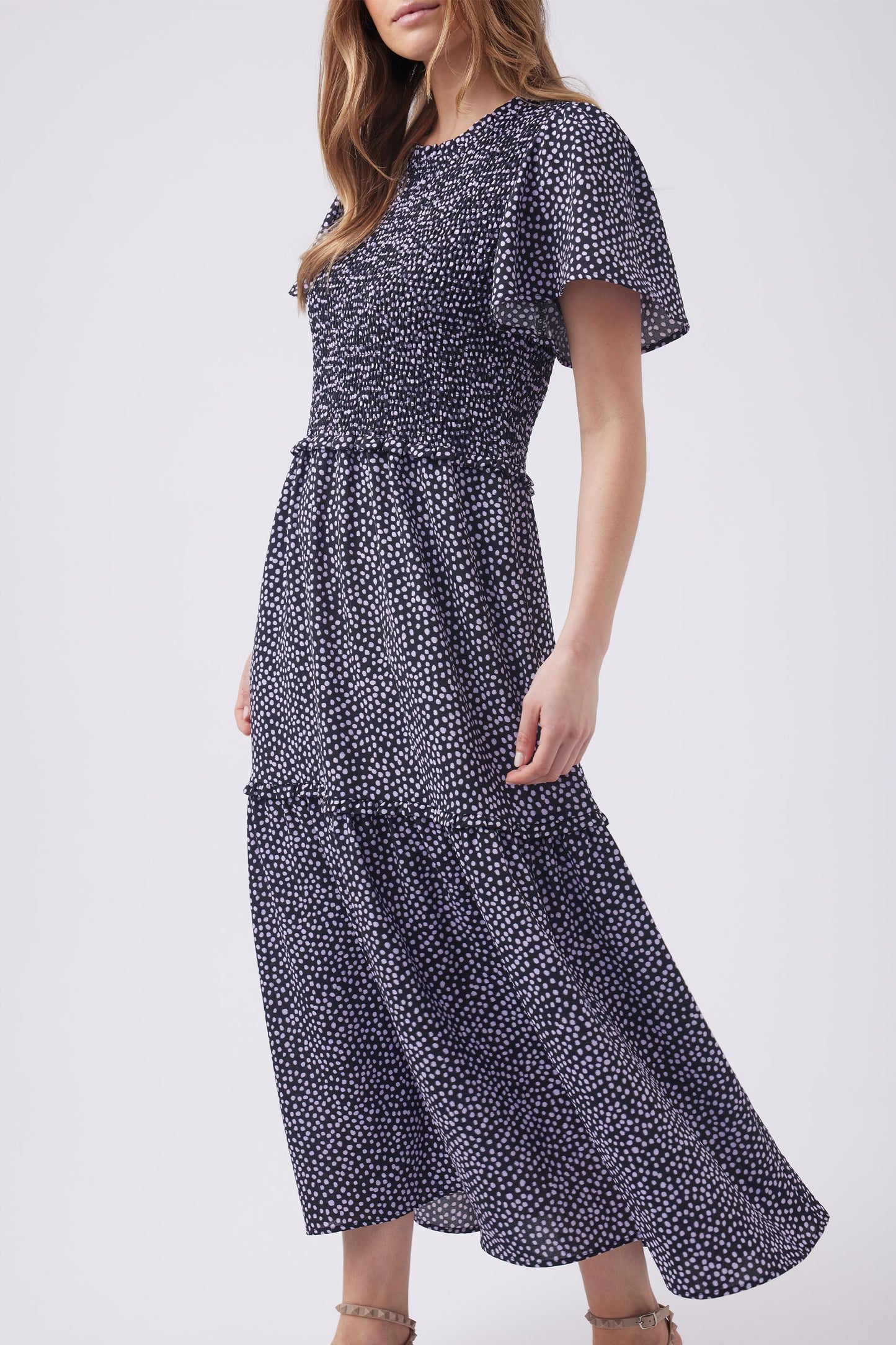 Bonnie Short Sleeve Midi Dress