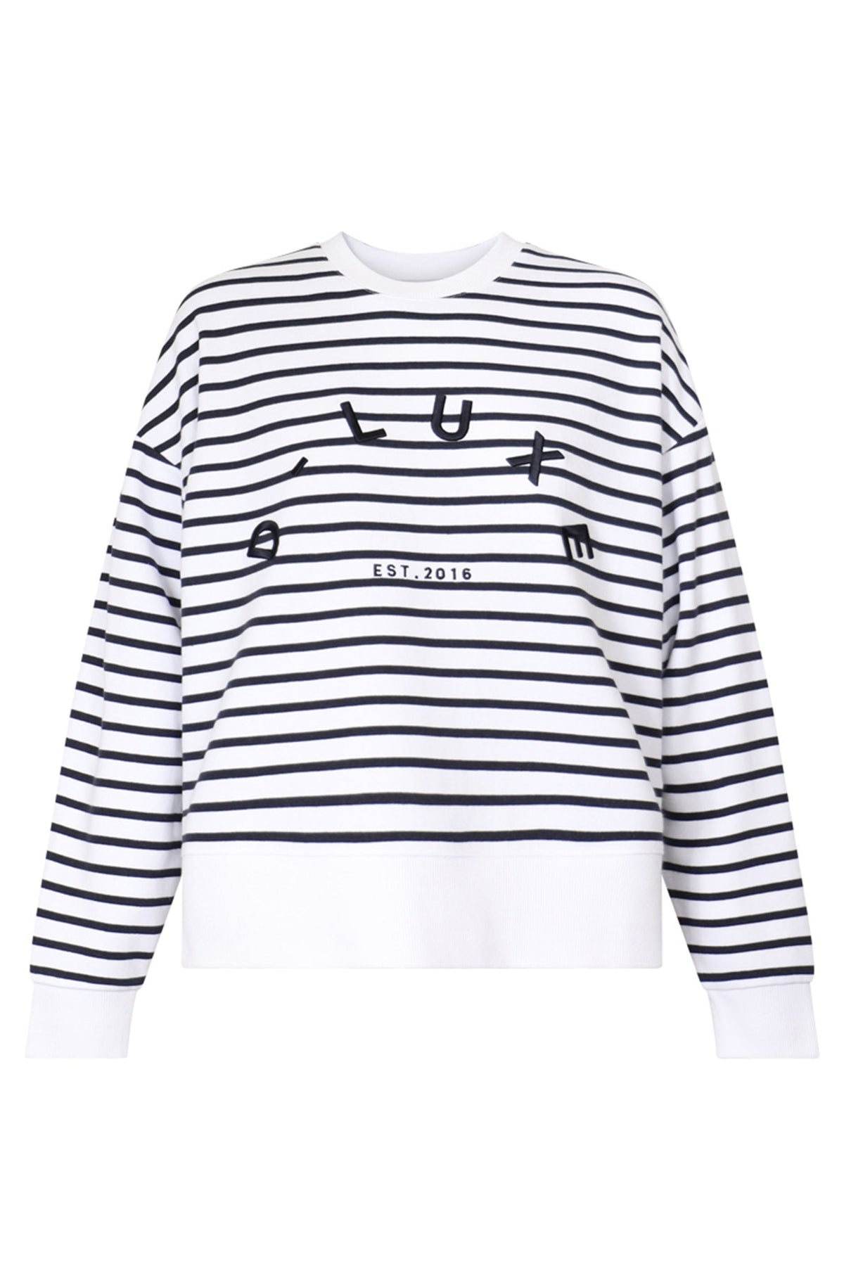 D-Luxe Embroidered Text Sweat