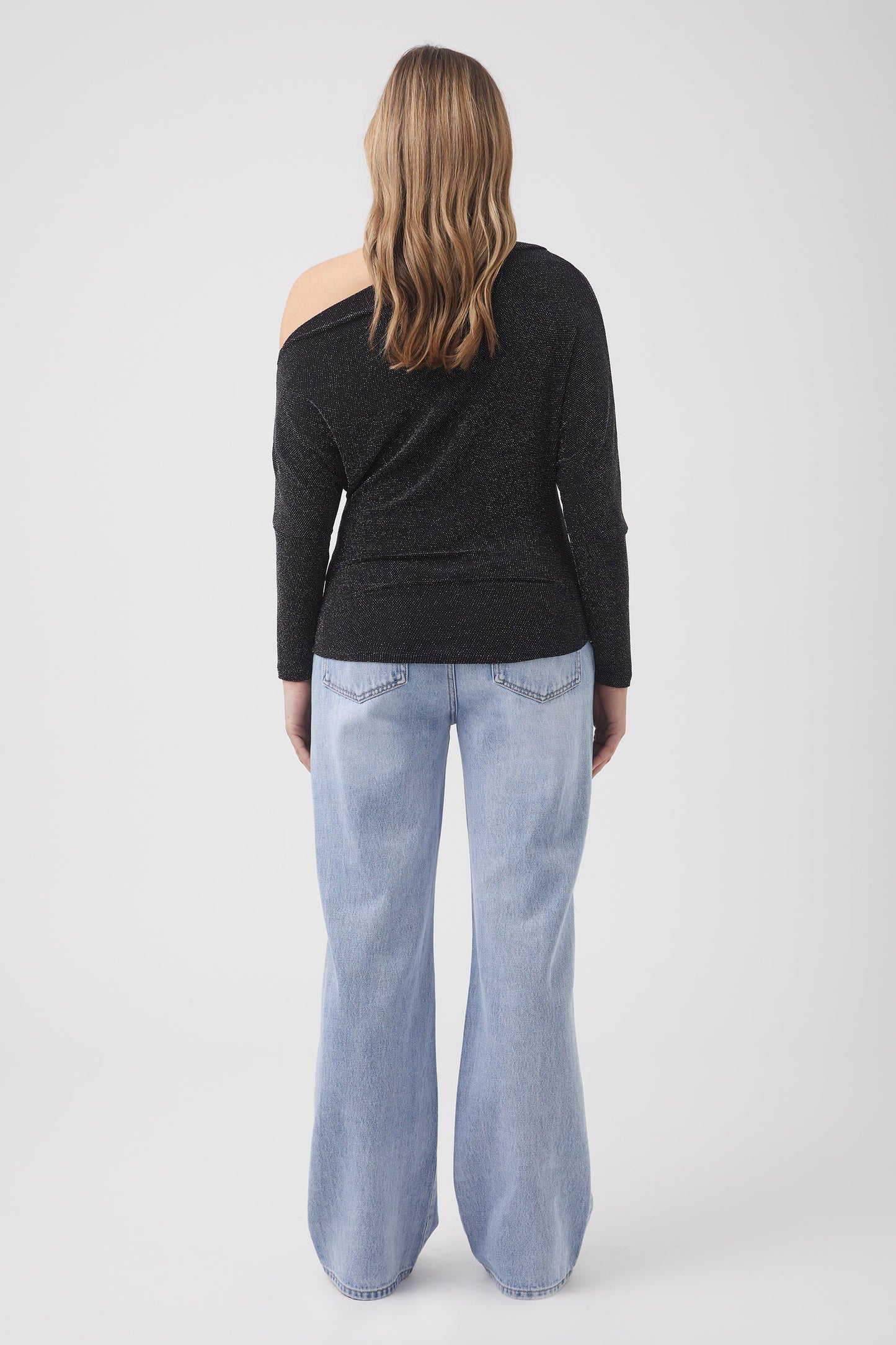 Phoebe Metallic Top
