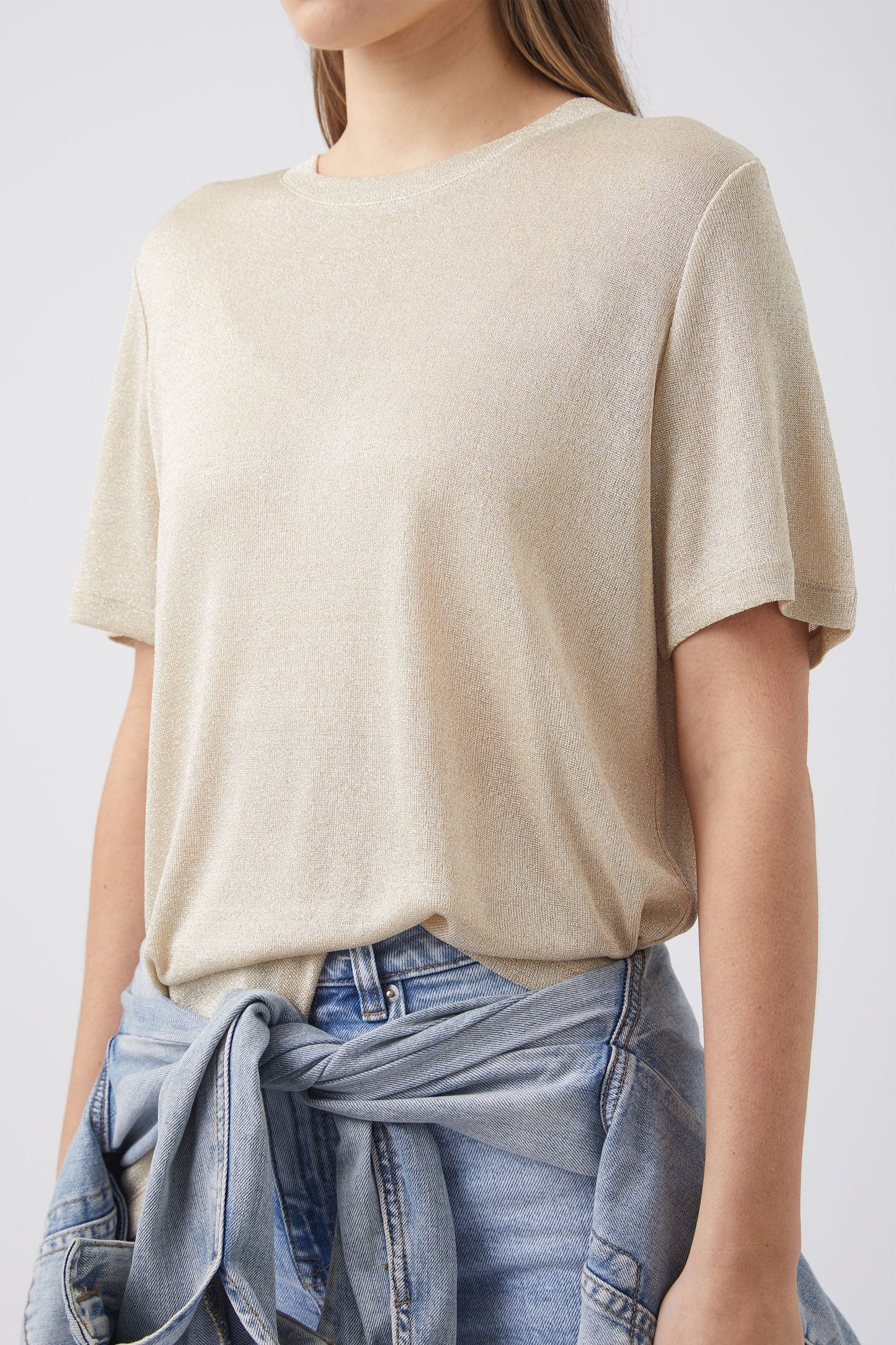 Harmony Metallic Tee