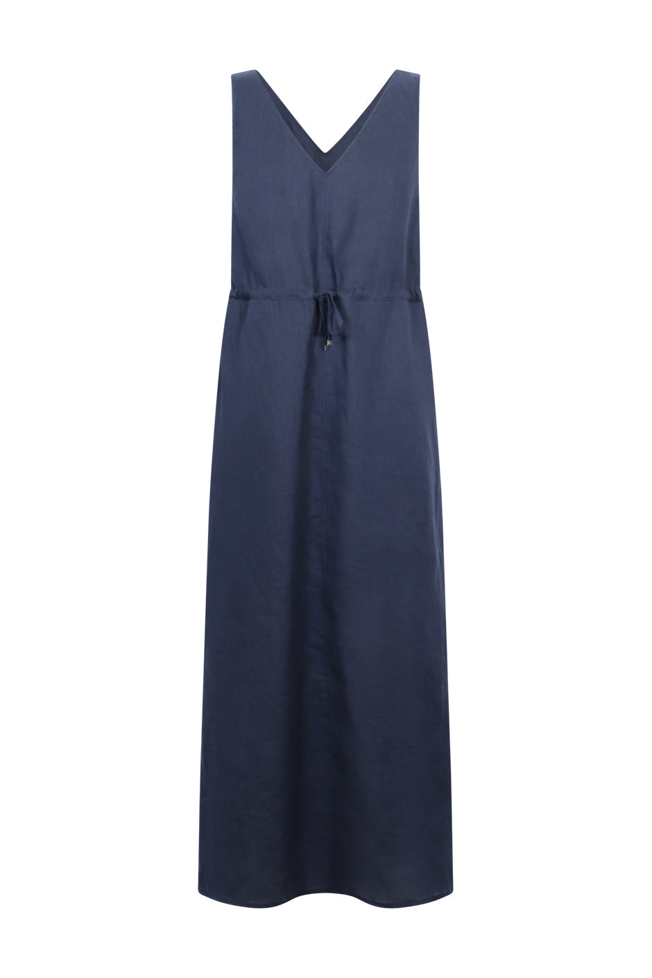 D-Luxe V Neck Linen Dress