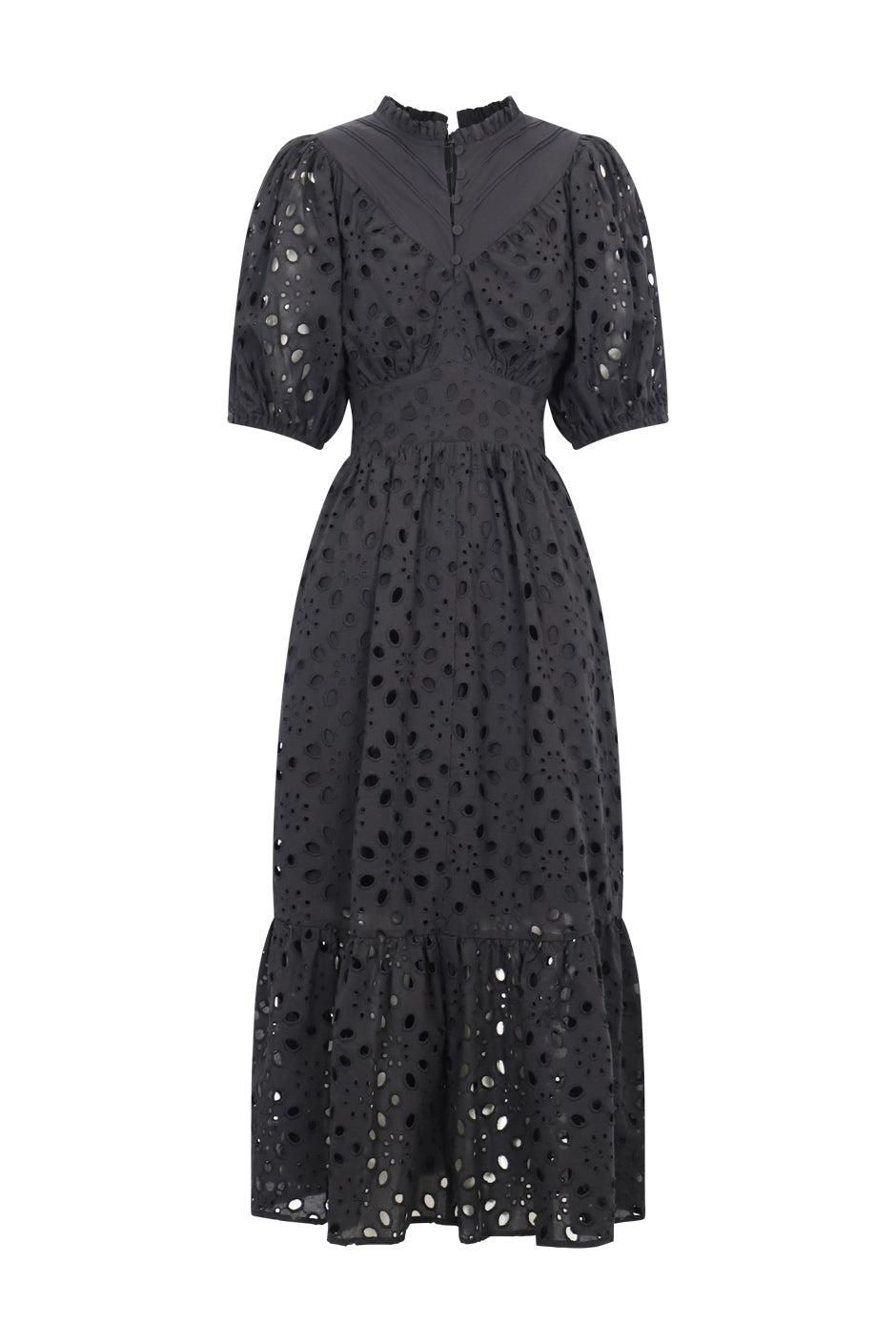 Claudia Broderie Midi Dress