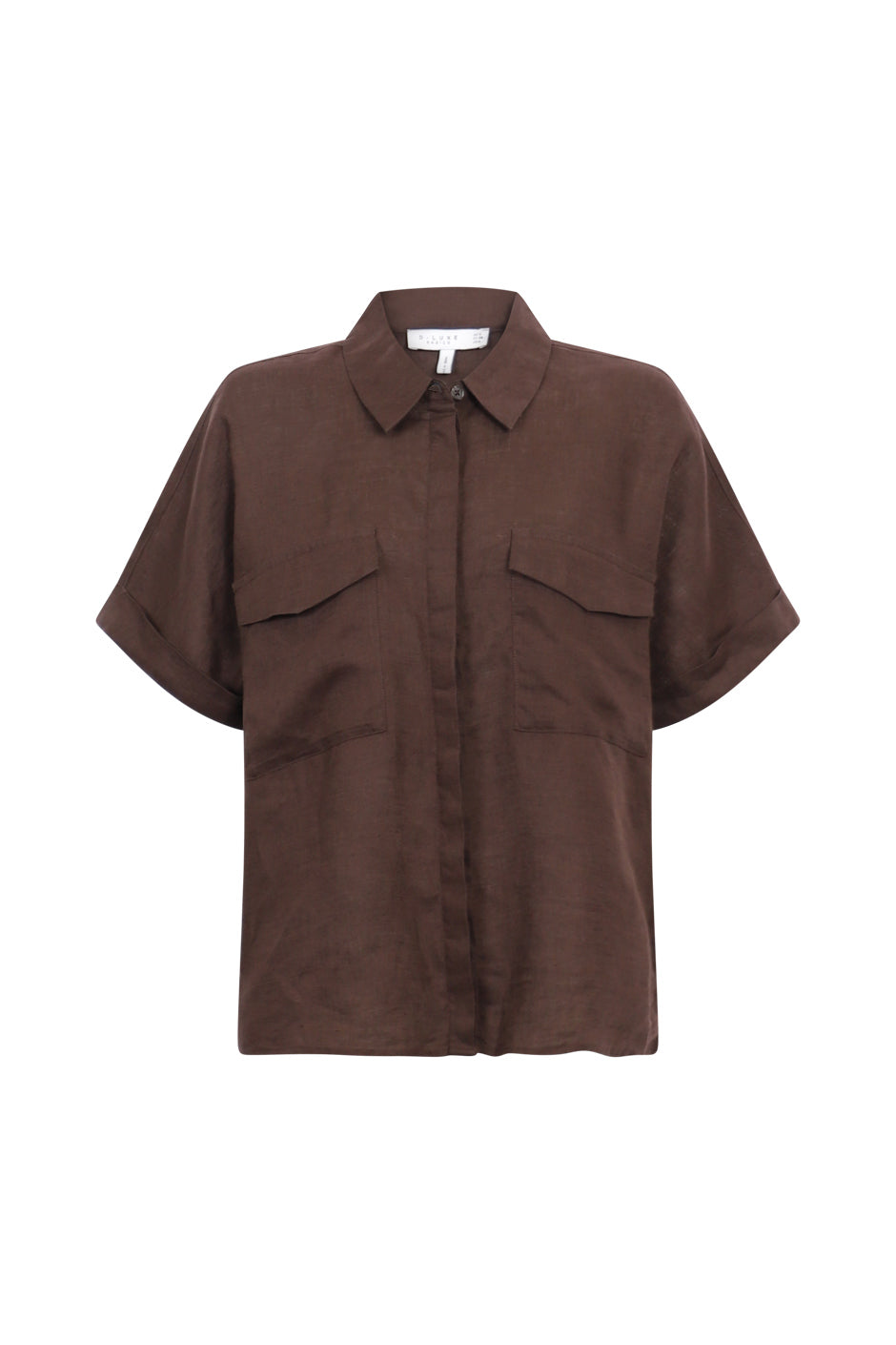 D-Luxe Pocket Linen Shirt