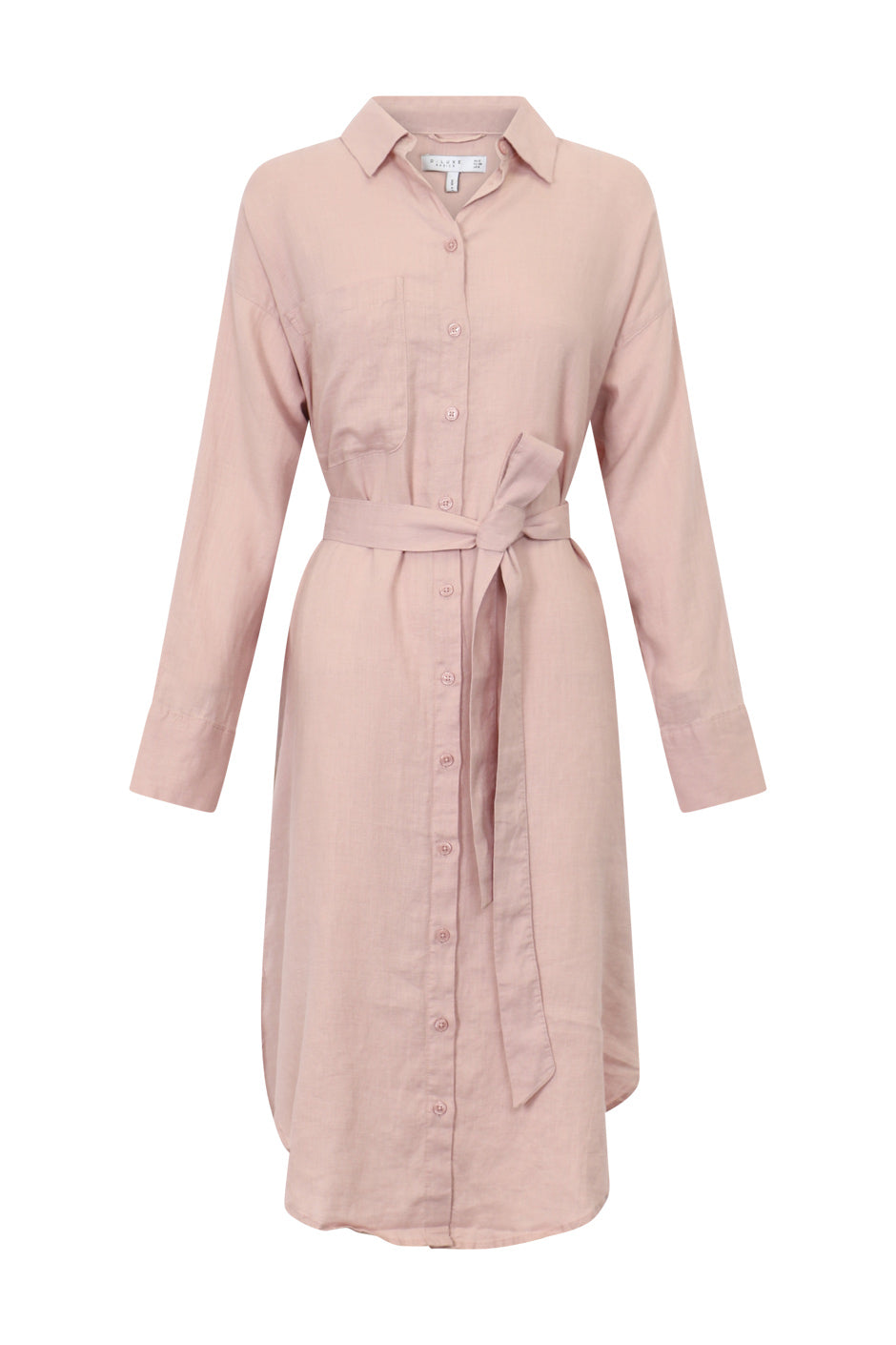 D-Luxe Patch Linen Midi Dress
