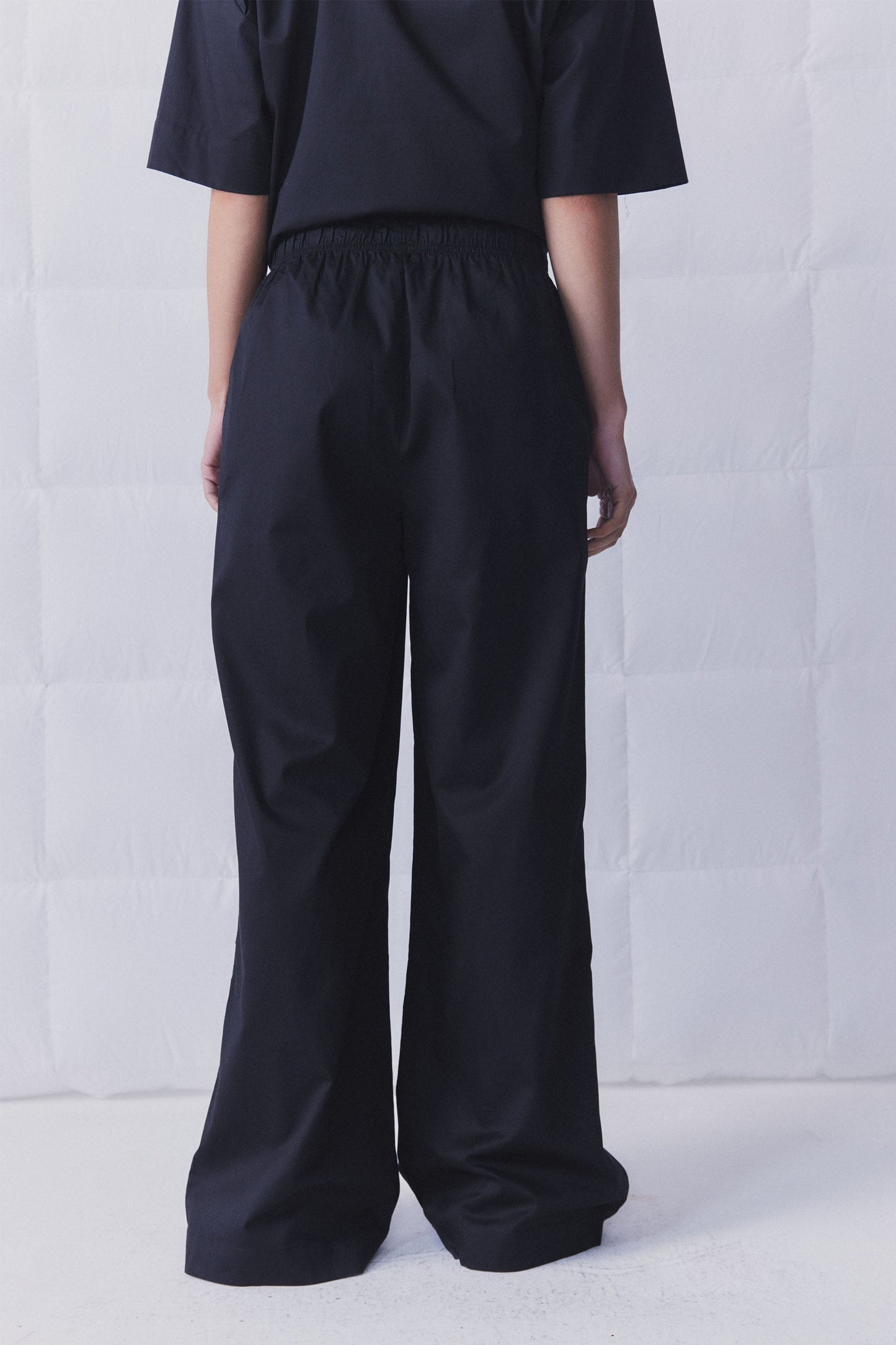 D-Luxe Poplin Wide Leg Pant