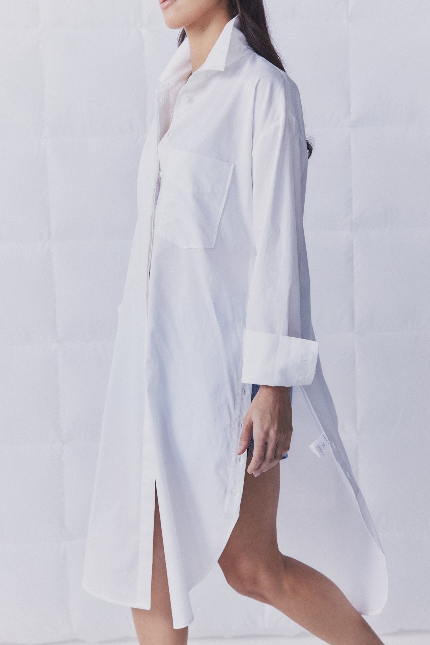 D-Luxe Poplin Shirt Dress