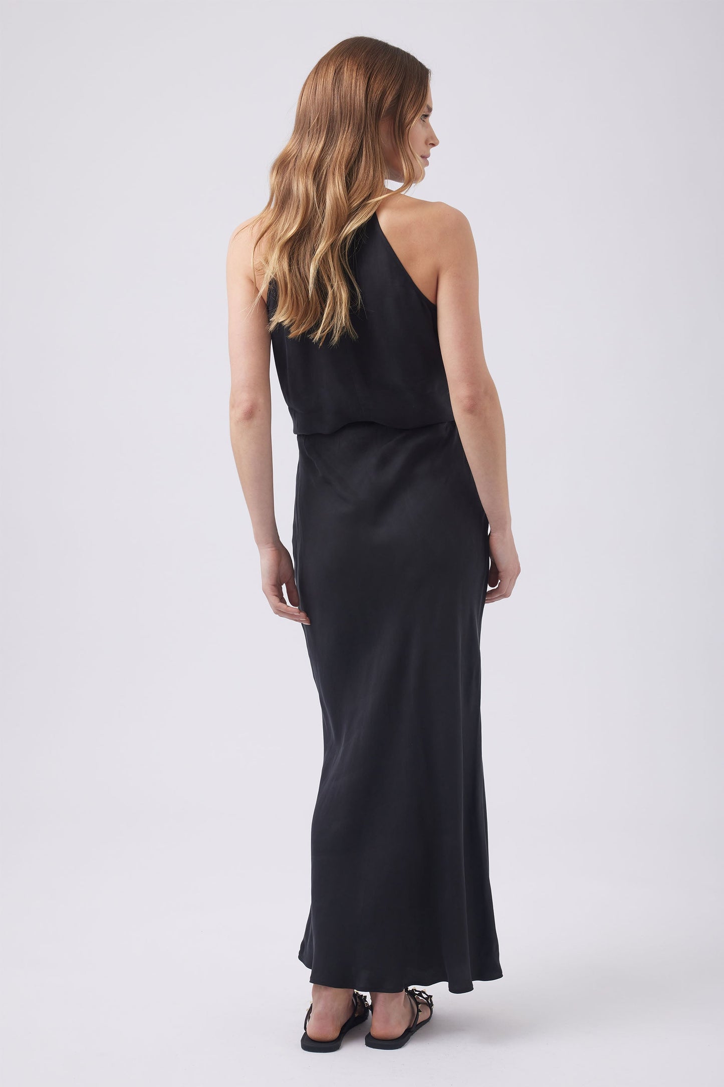Ariel Cupro Midi Skirt