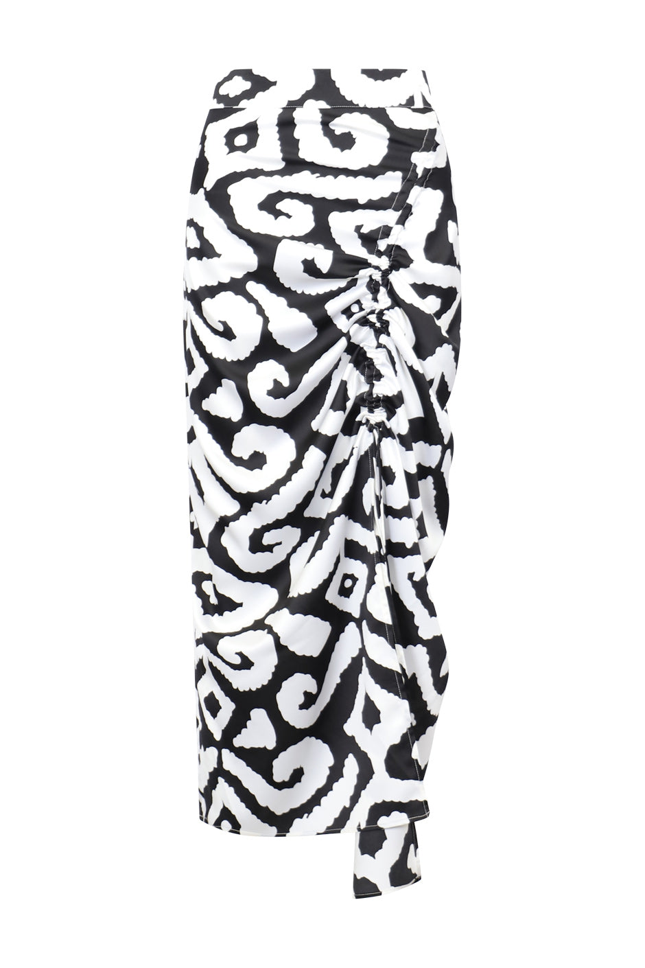 Nova Drawstring Midi Skirt