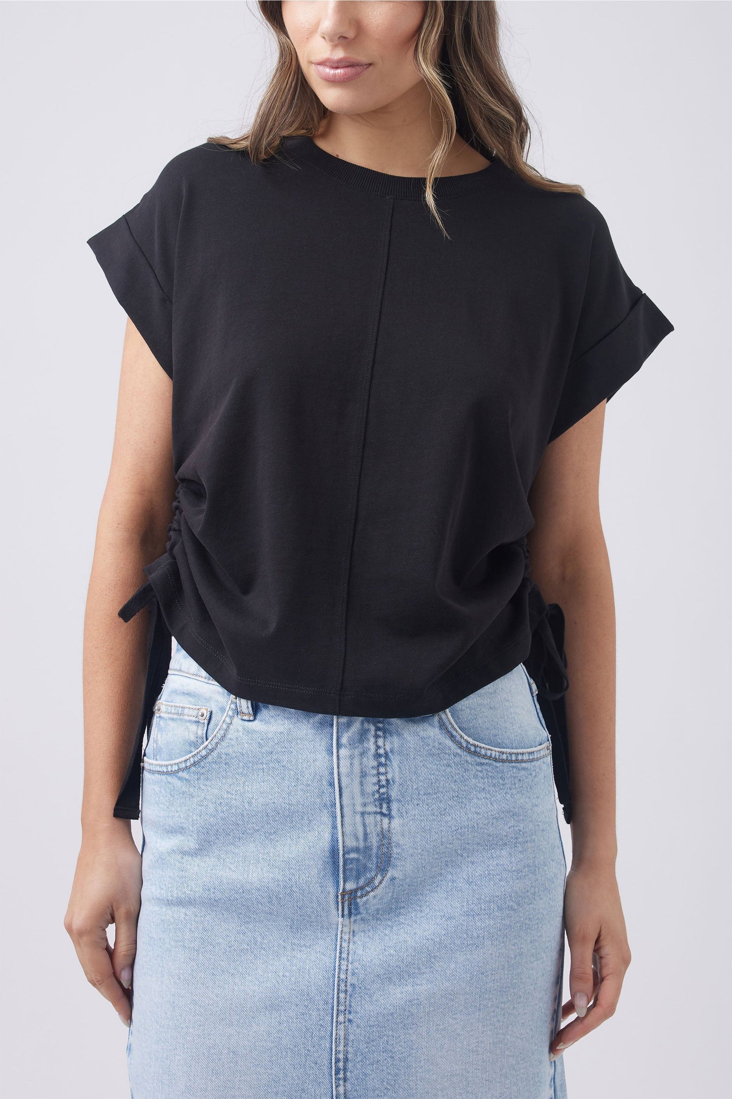 Archie Ruched Side Tee