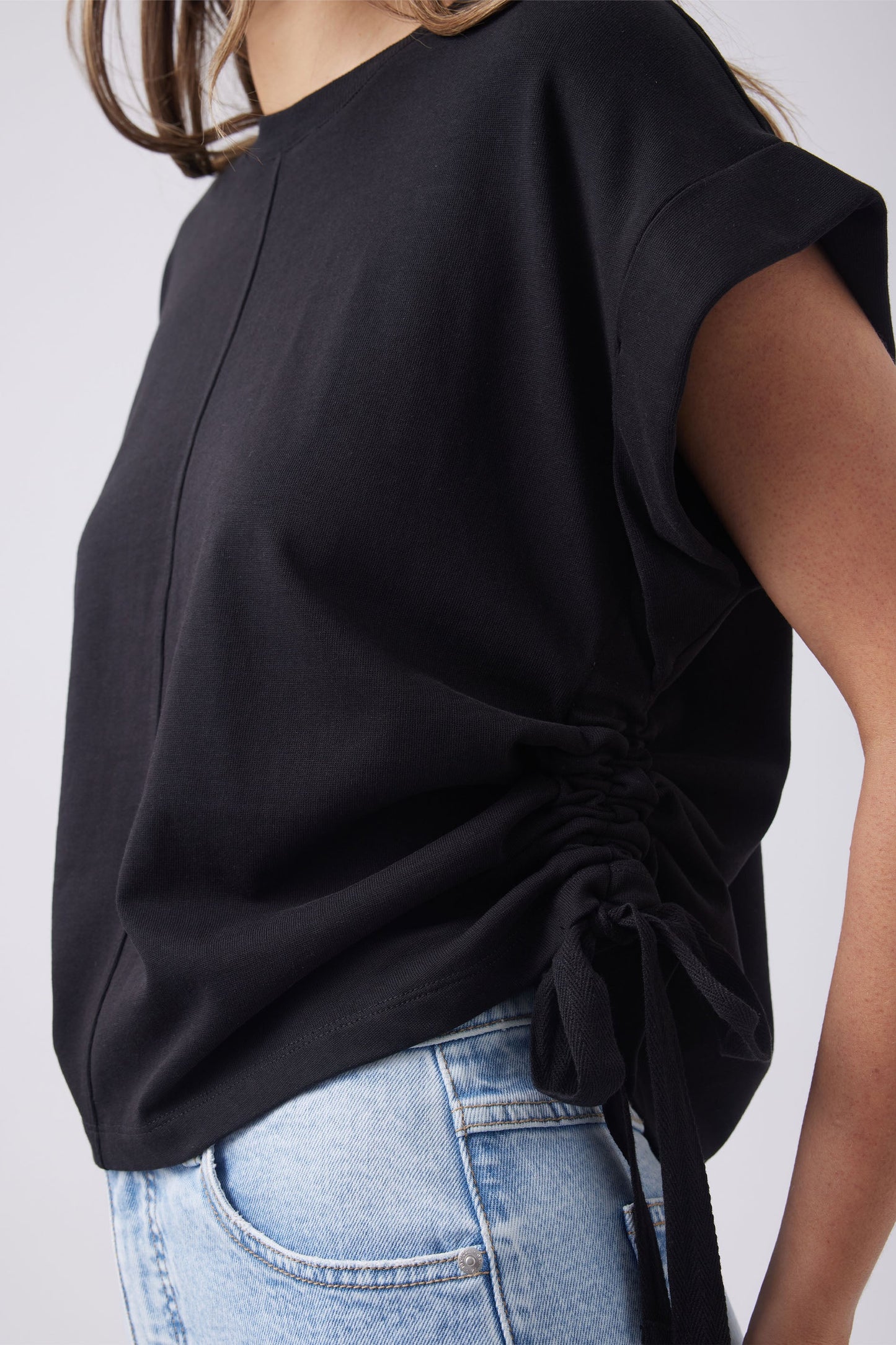 Archie Ruched Side Tee