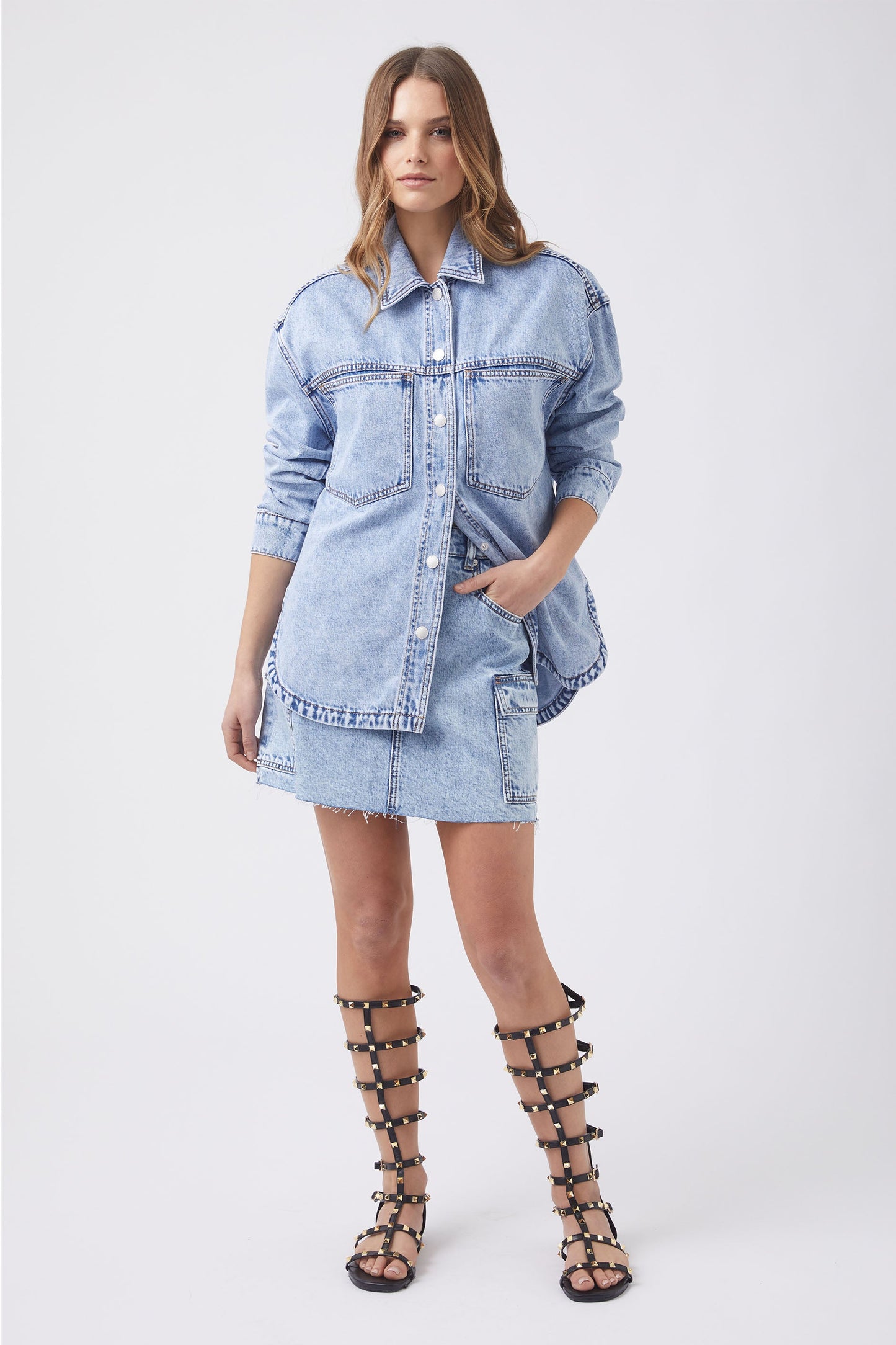 Cindy Denim Shacket