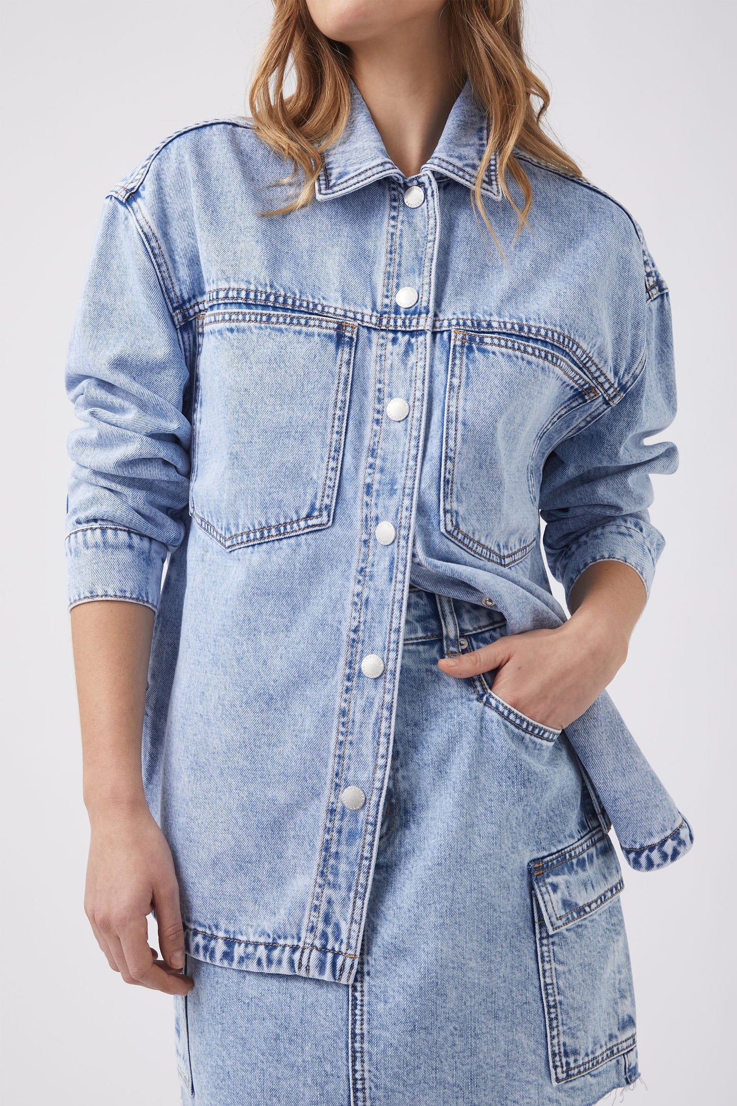 Cindy Denim Shacket