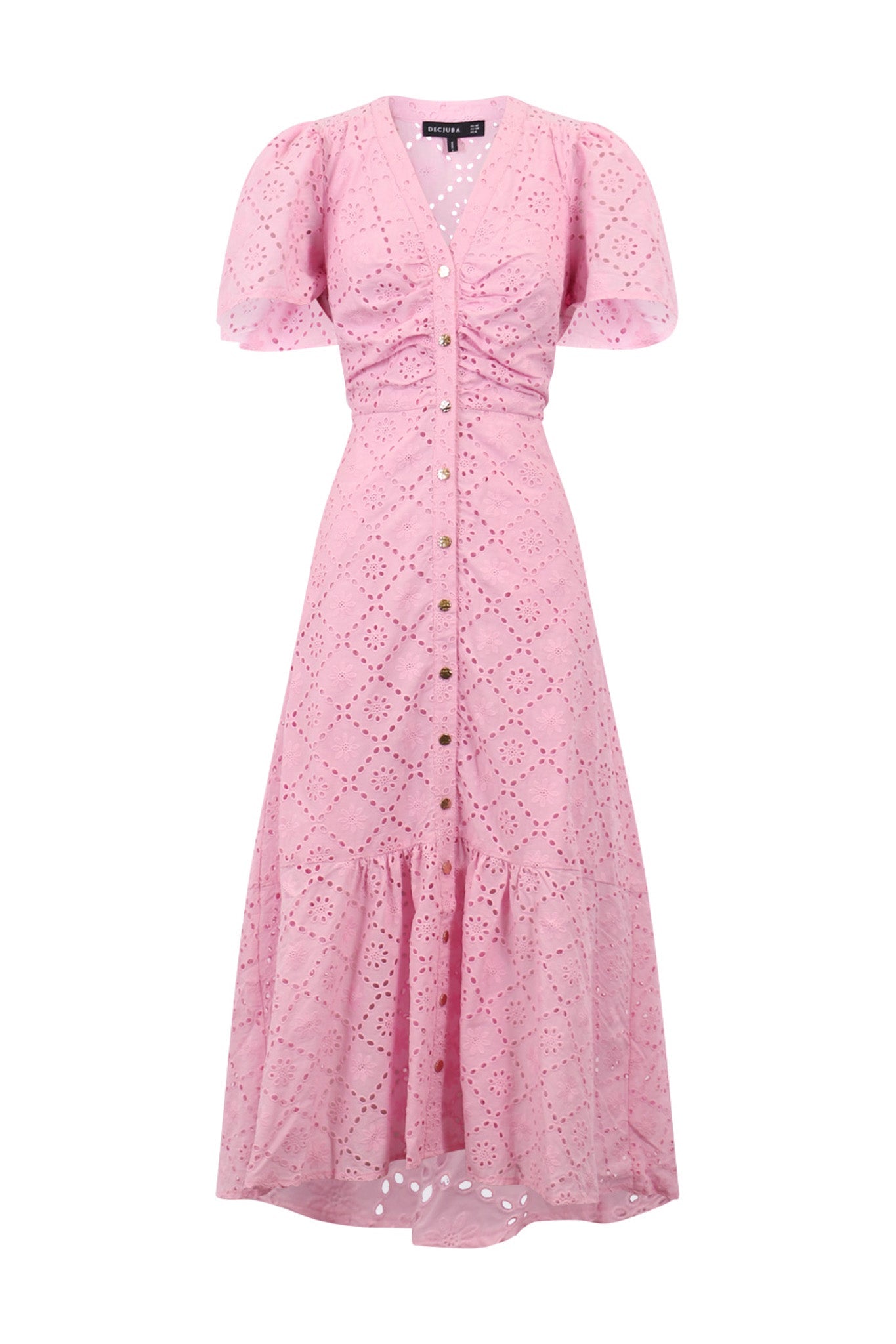 Connie Broderie Midi Dress