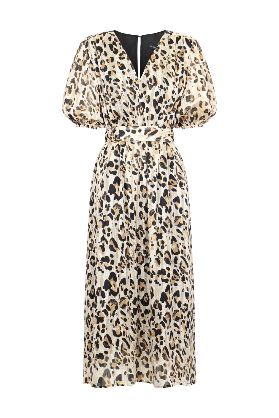 Alaina Puff Sleeve Midi Dress