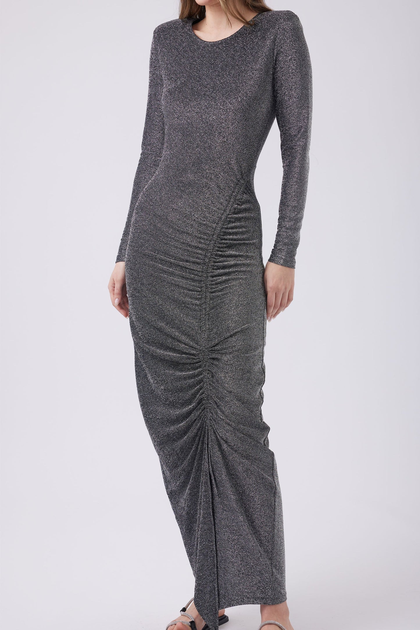 Lisa Lurex Midi Dress