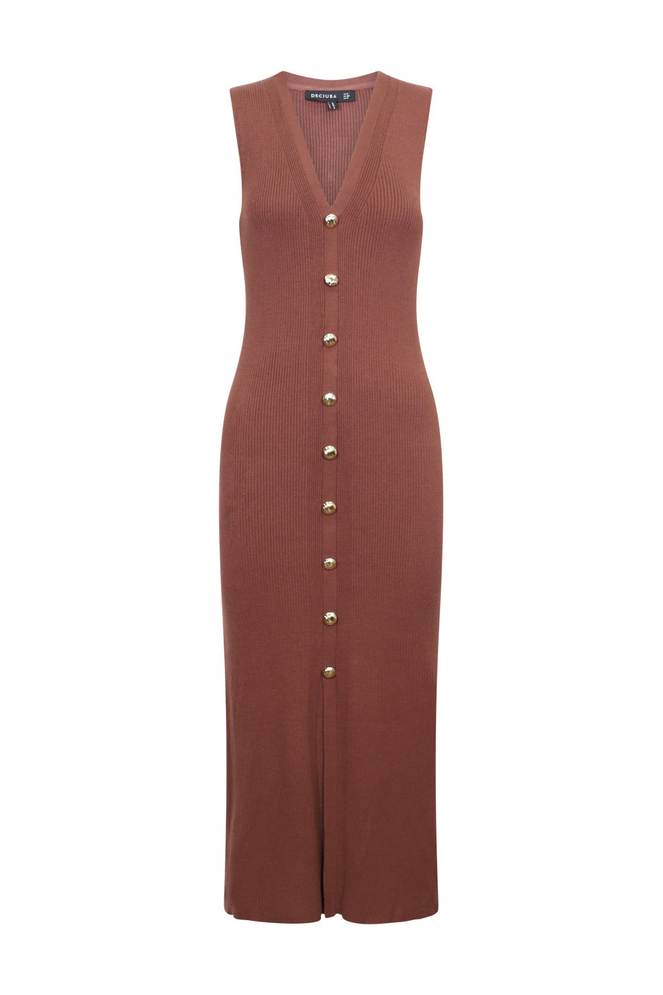 Olivia Button Front Knit Dress